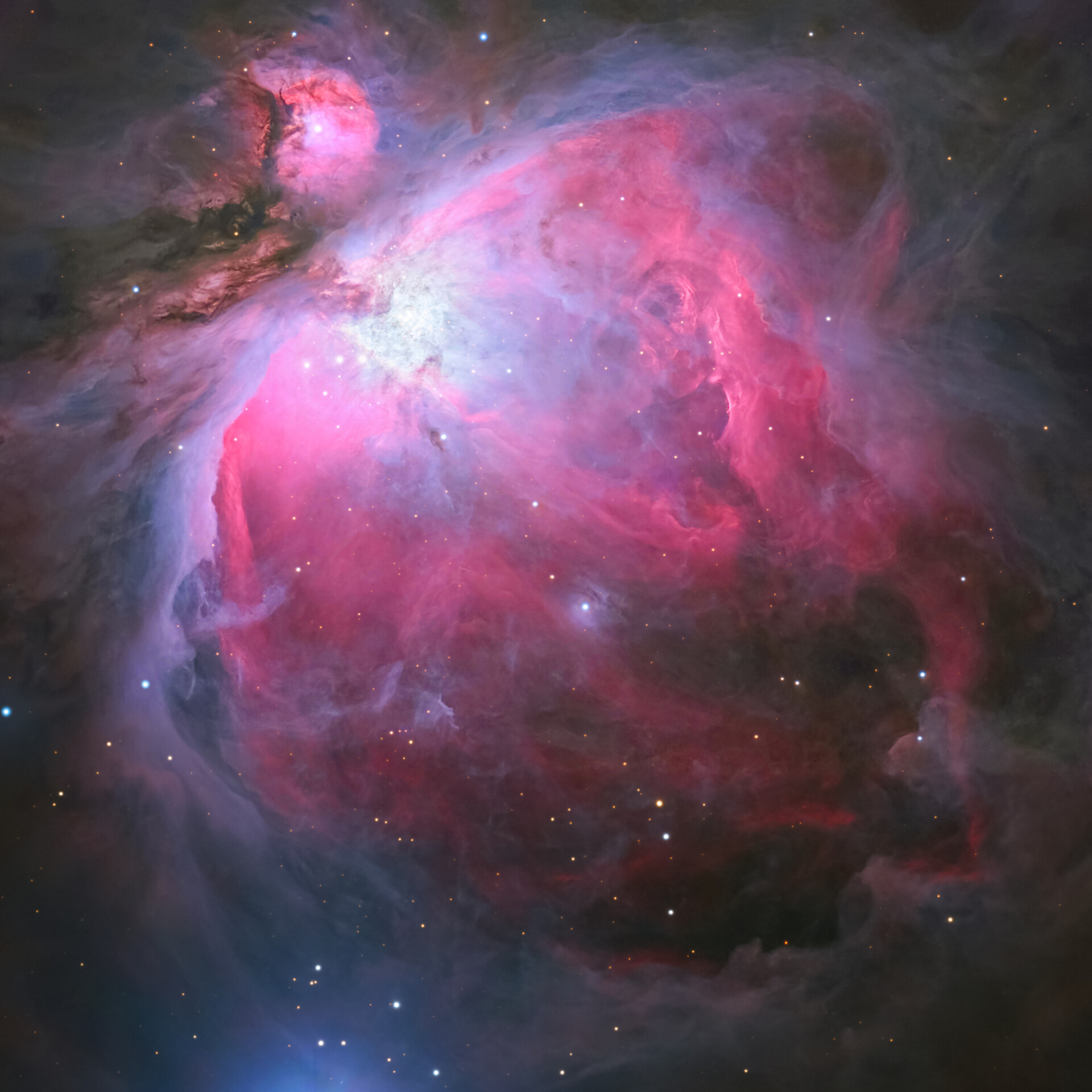 M42猎户座大星云特写两张马赛克