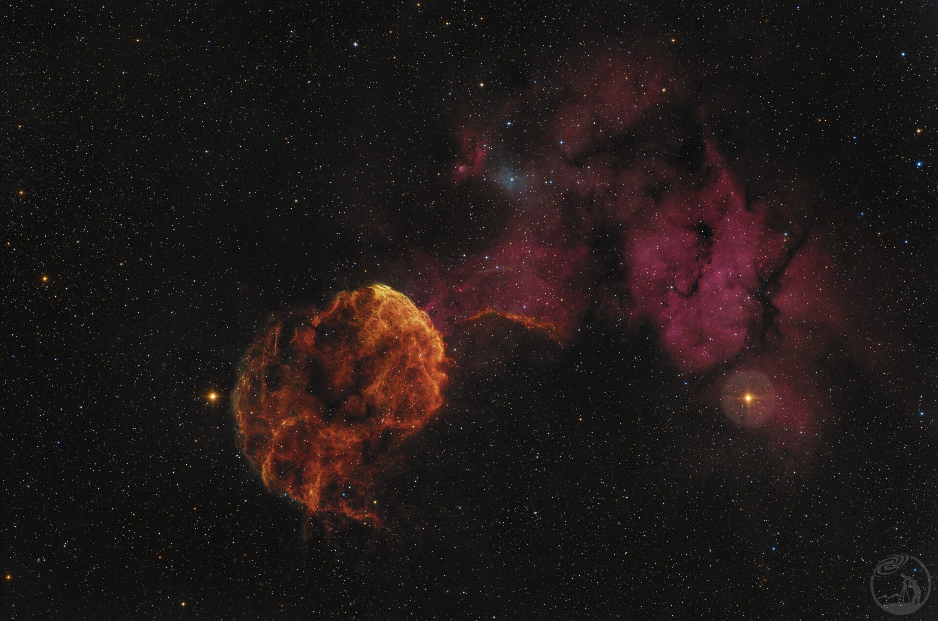 IC443 水母星云 RASA 8级深空