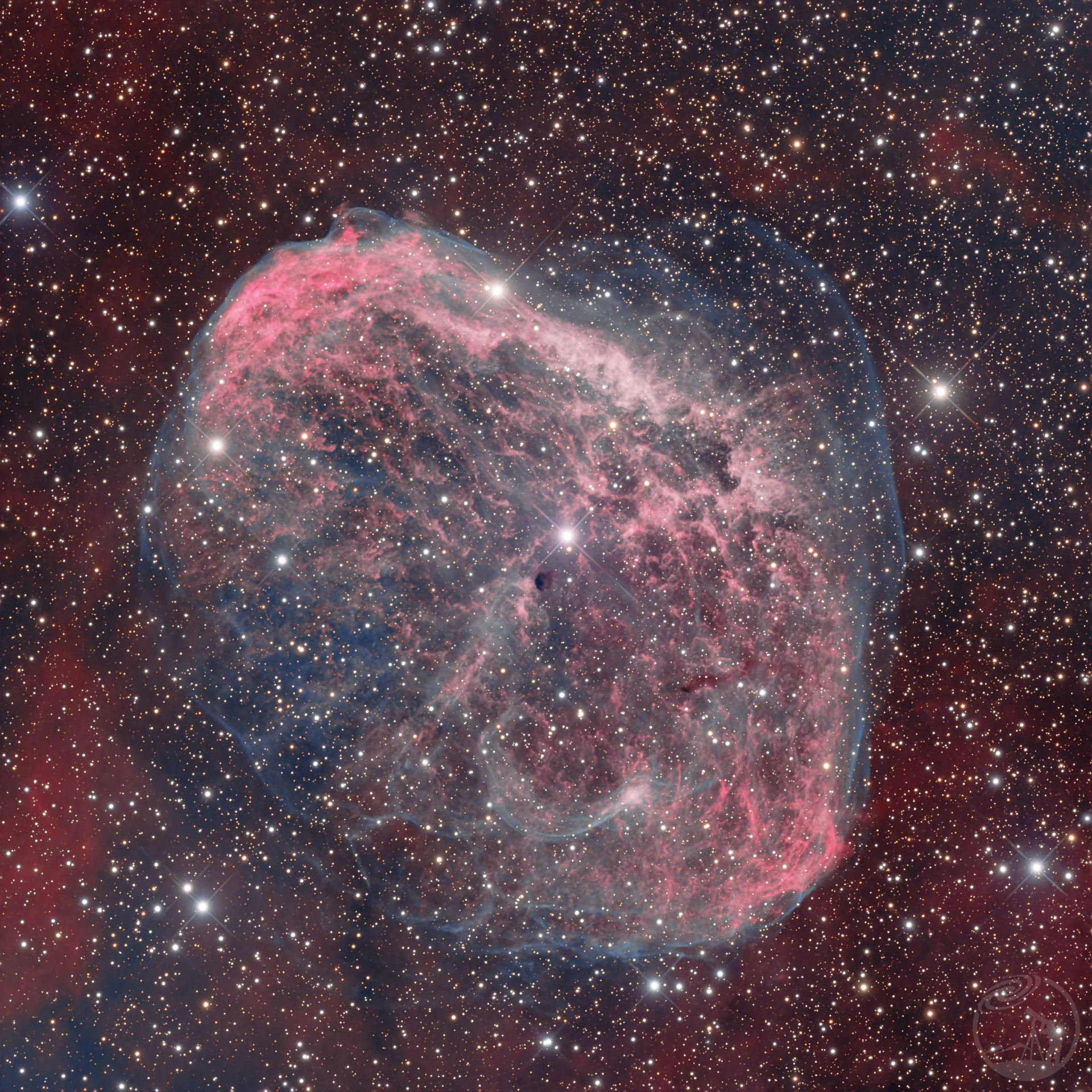 NGC6888新月星云（RGBHO）