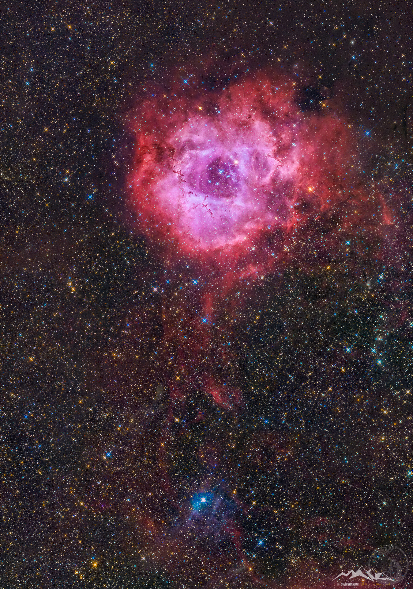 NGC2237 真彩玫瑰星云