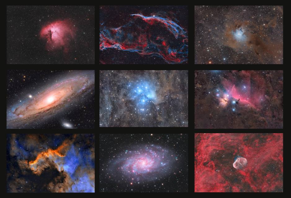 【彩机打野100小时】【9套】 个人深空摄影素材