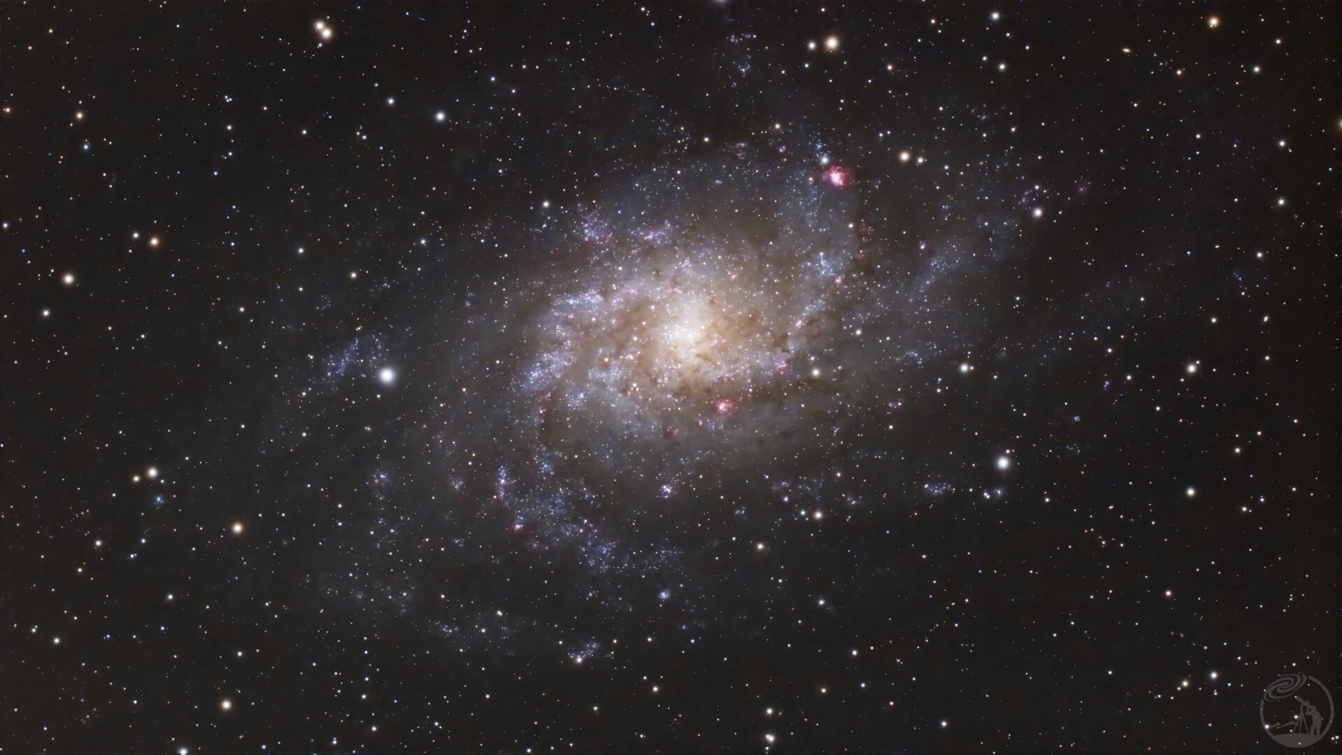 新手第一张认真后期的M33