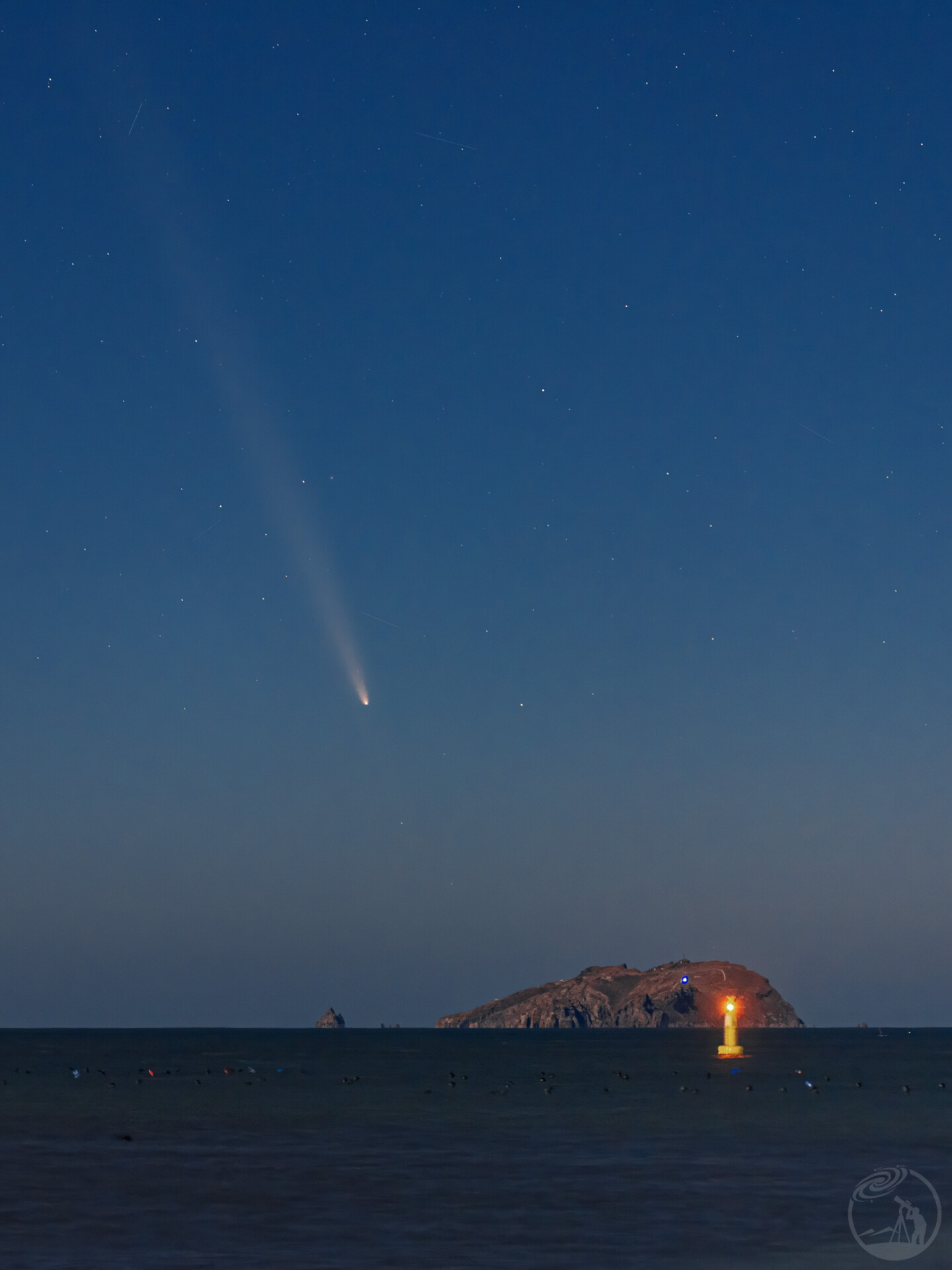 C/2023 A3 彗星坠海