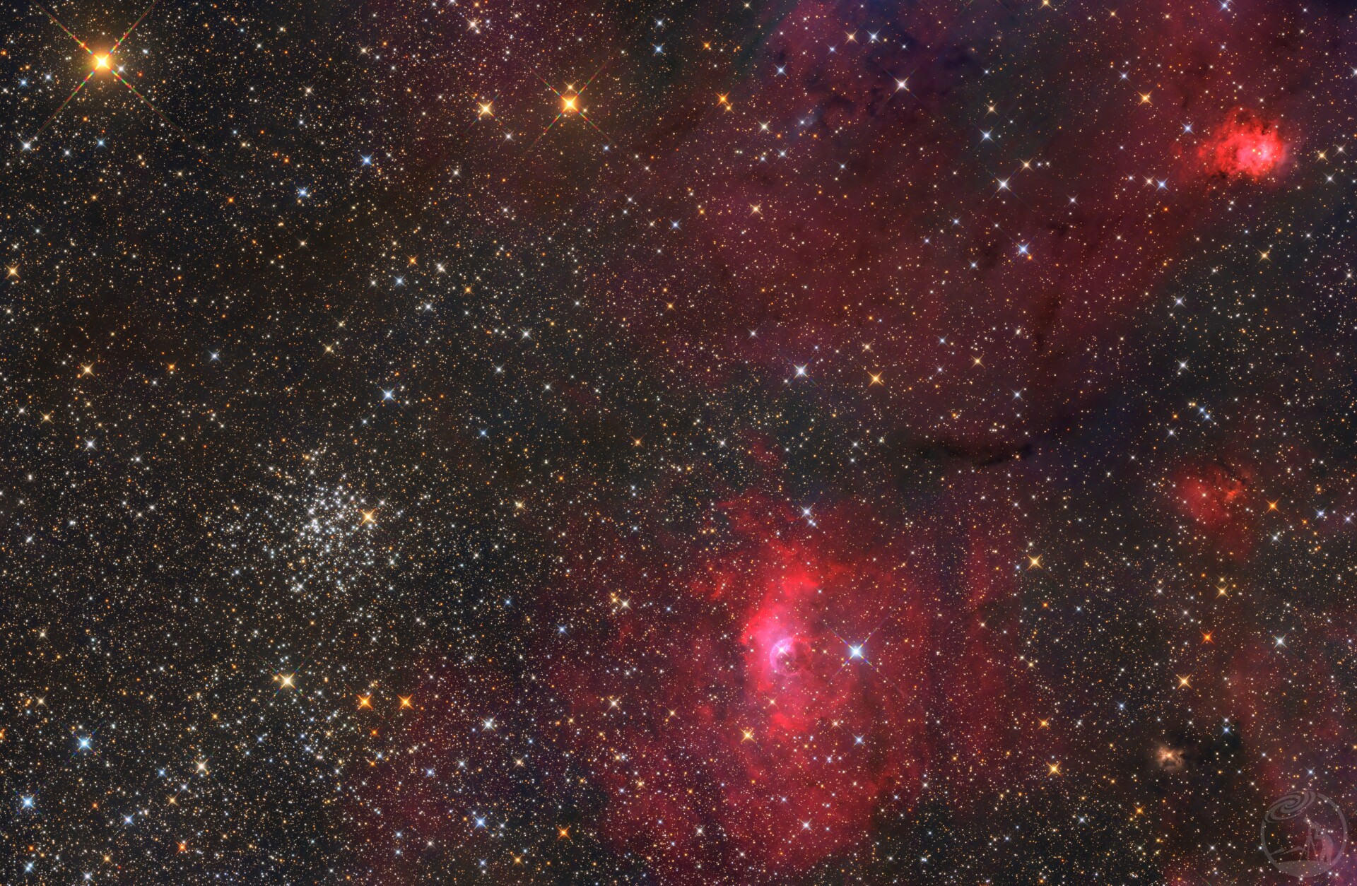 M52&NGC7235宇宙大气泡