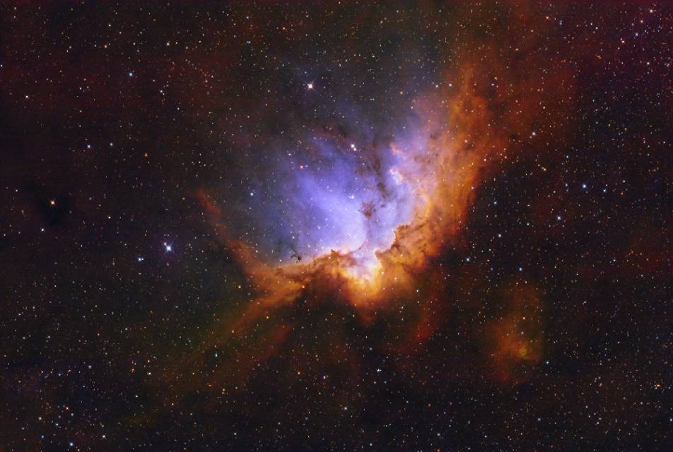 二级区巫师星云ngc7380  30小时