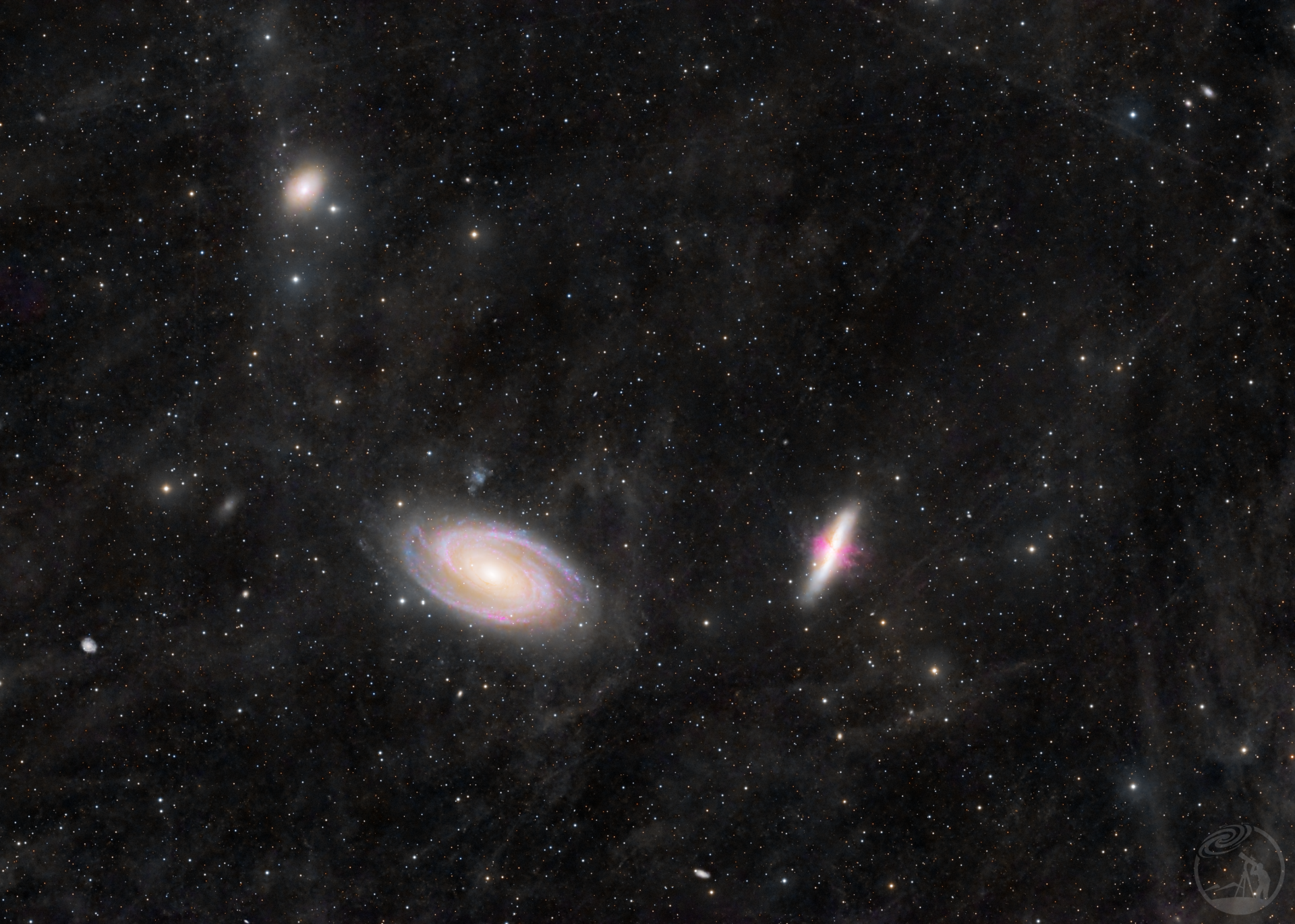 M81,M82和NGC3077花环星系