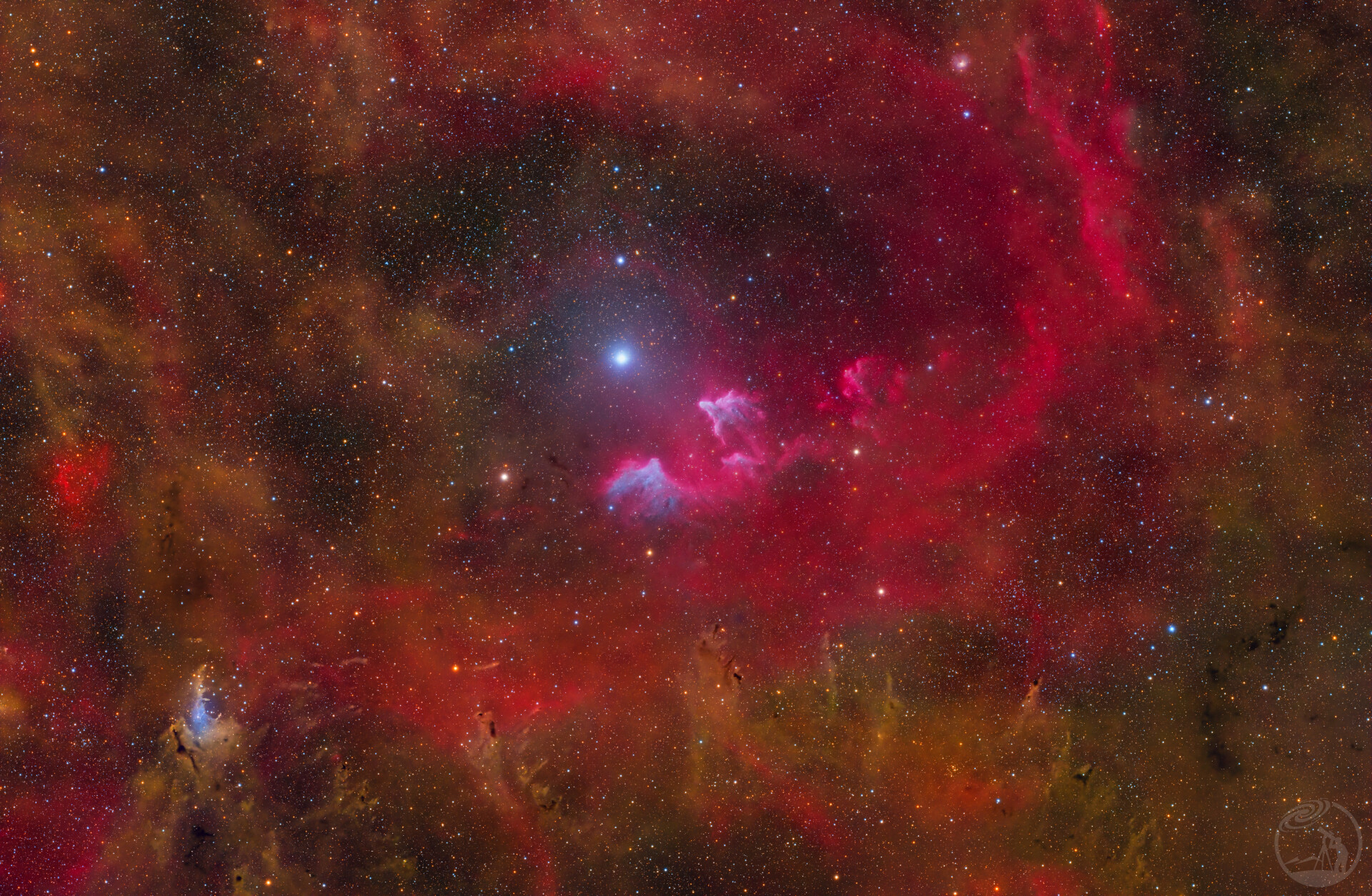 IC63策与NGC225广域