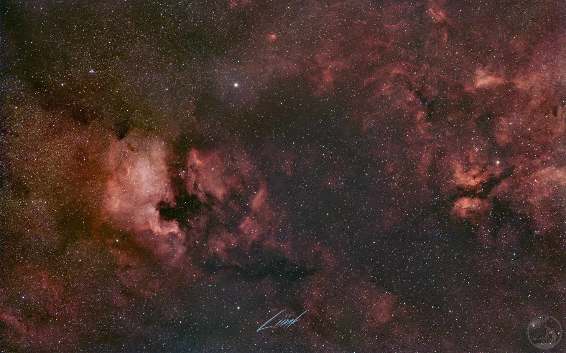 NGC7000北美洲星云广域