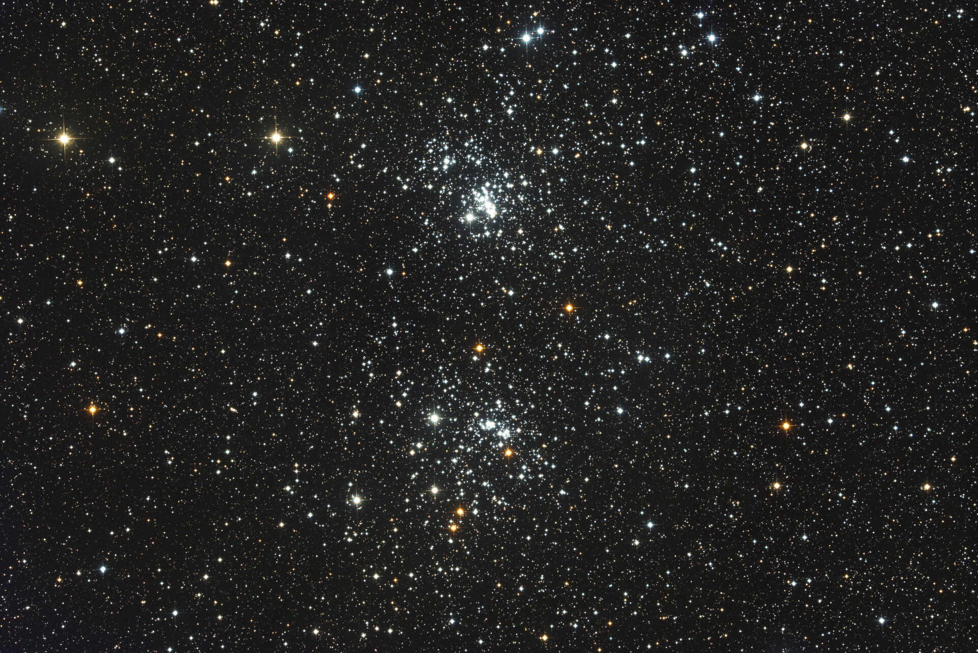 阳台的英仙座双星团