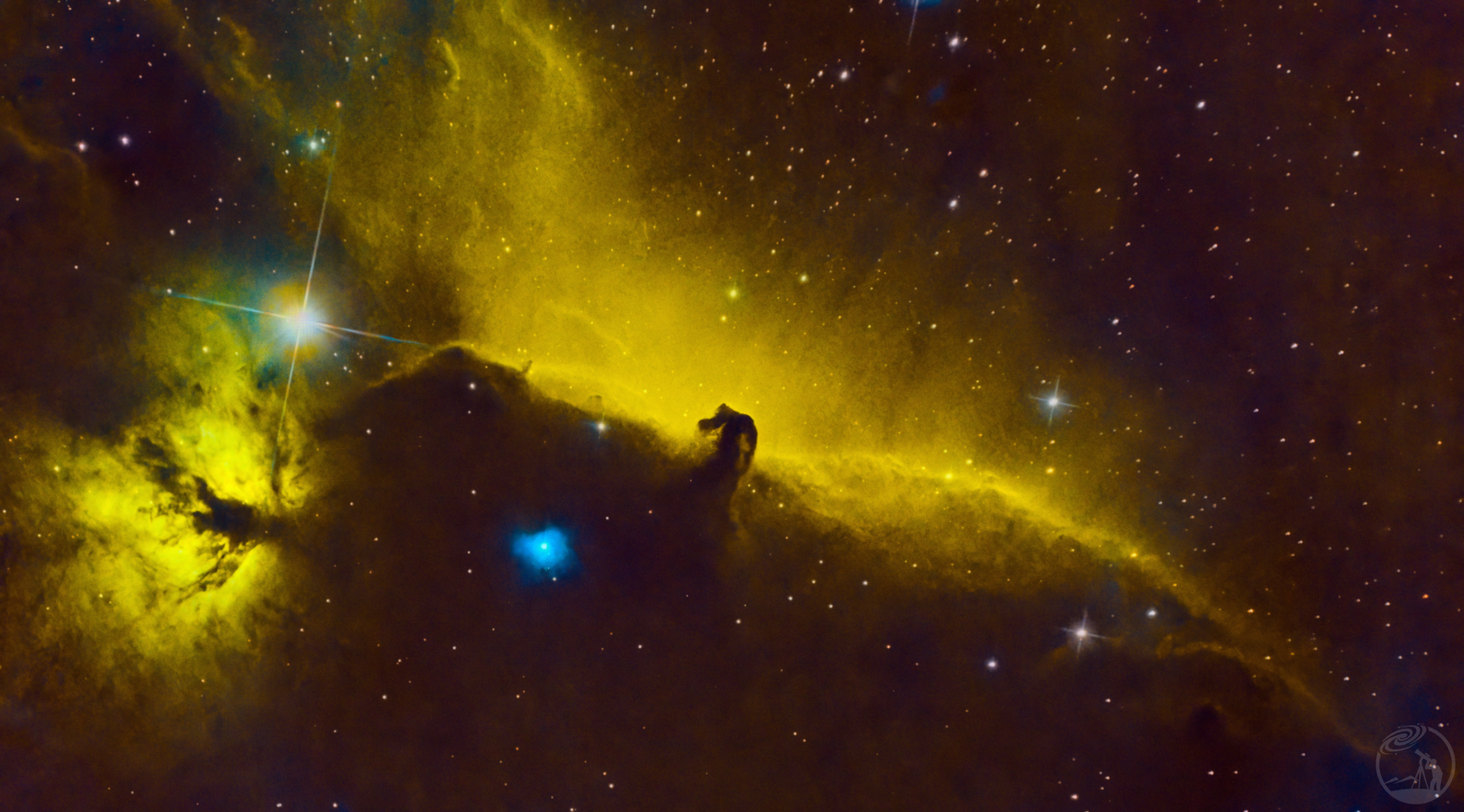 IC434马头星云与NGC2024火焰星云