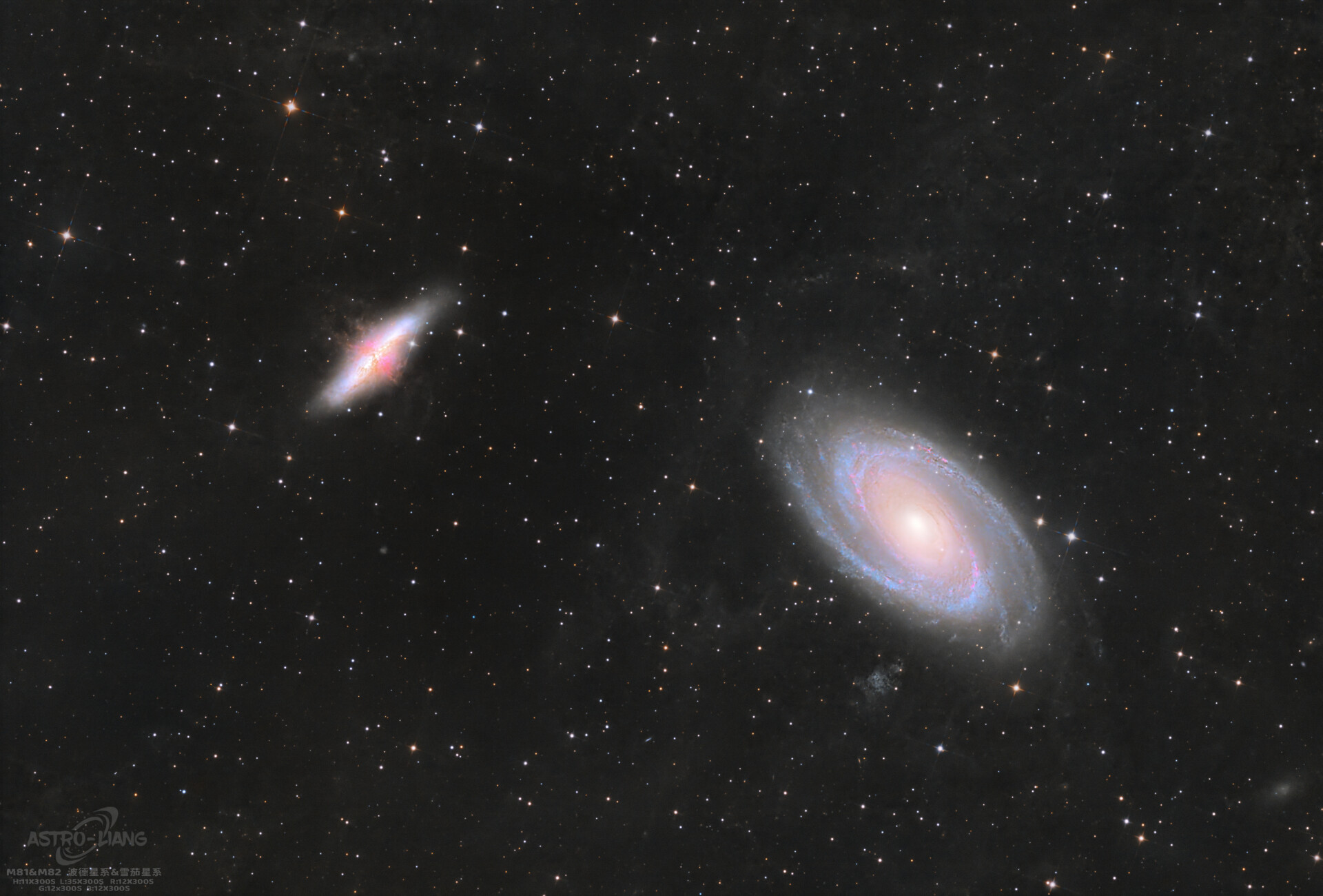 M81&M82 波德星系&雪茄星系