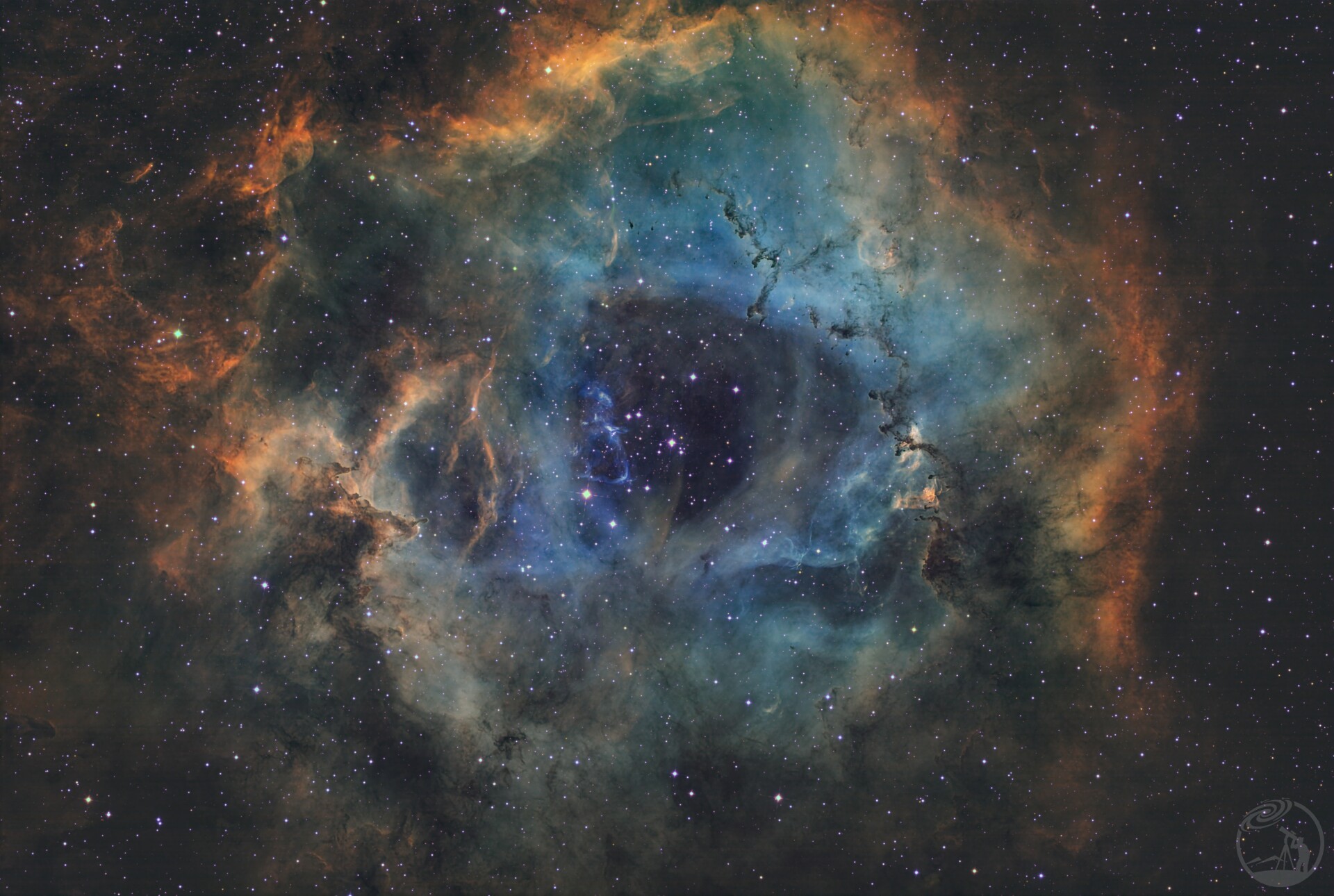 测试中拍到网红星云《NGC2244》