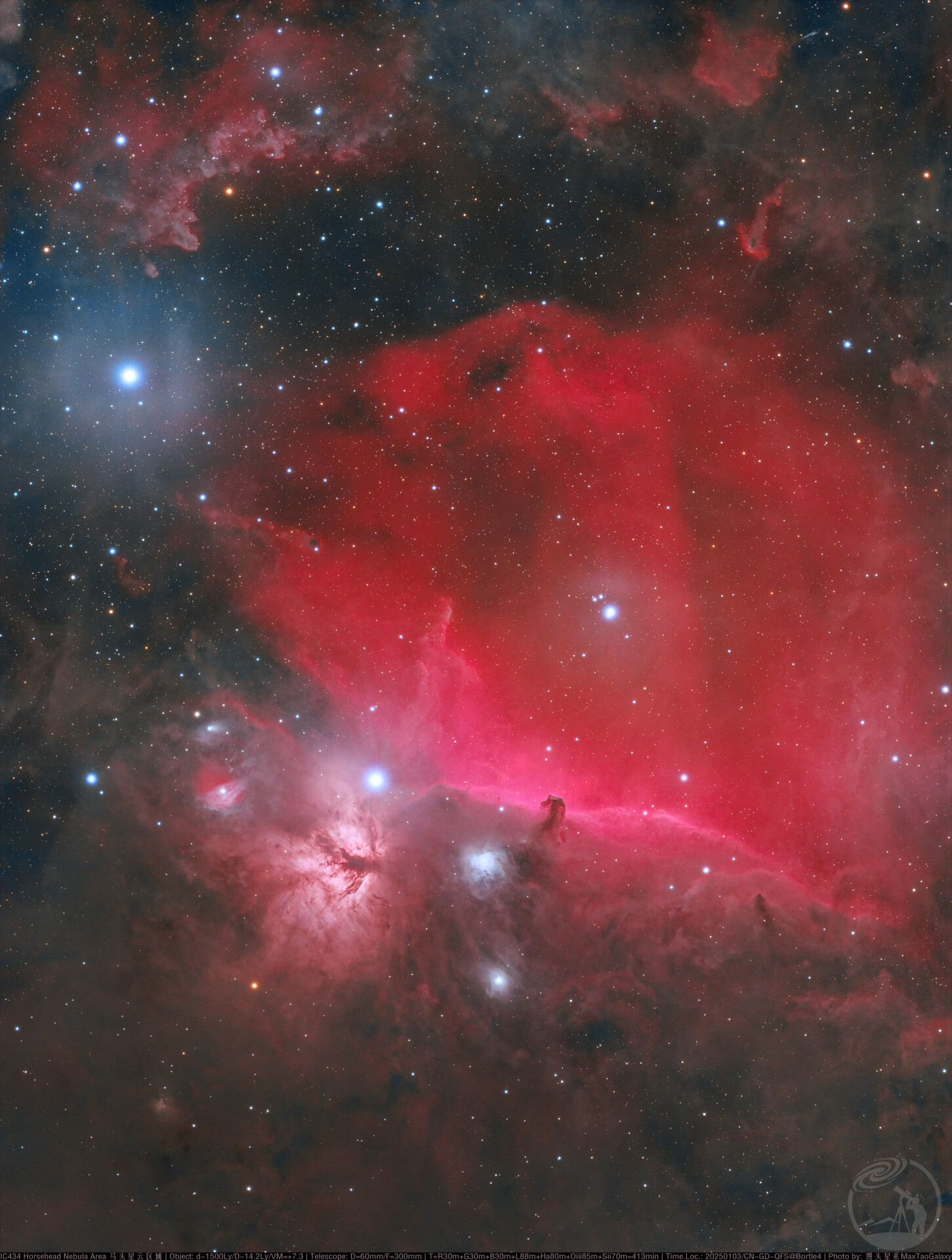 IC434 马头星云区域