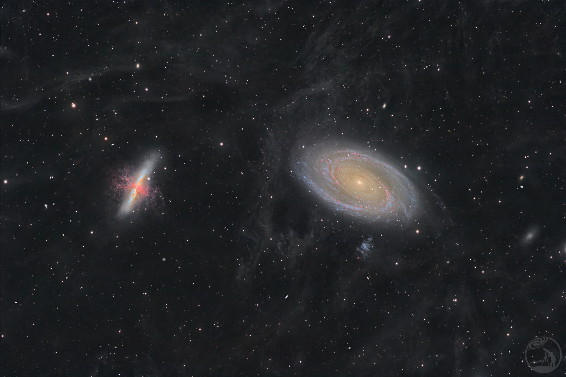 M81波德星系与M82雪茄星系