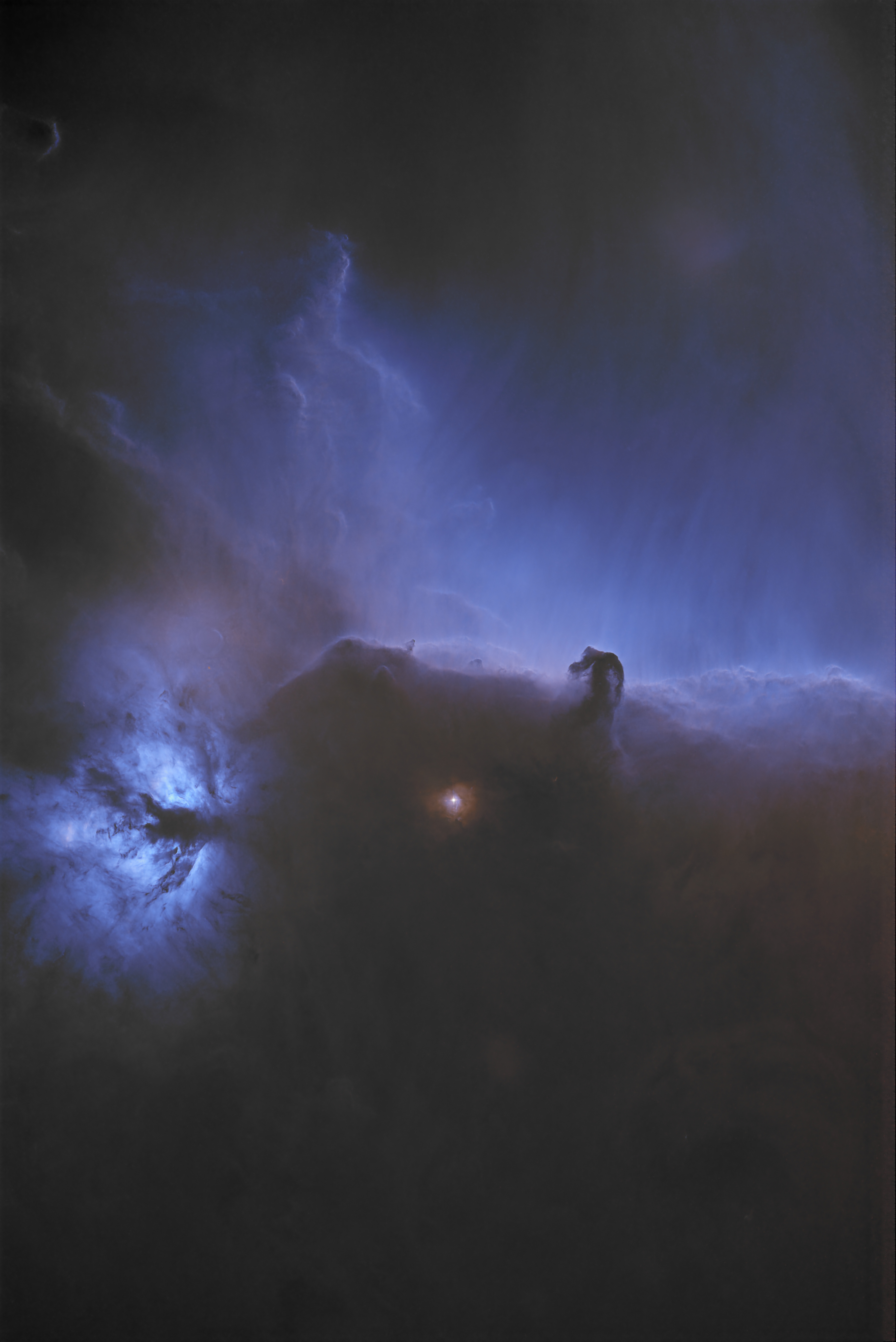 地狱色马头星云