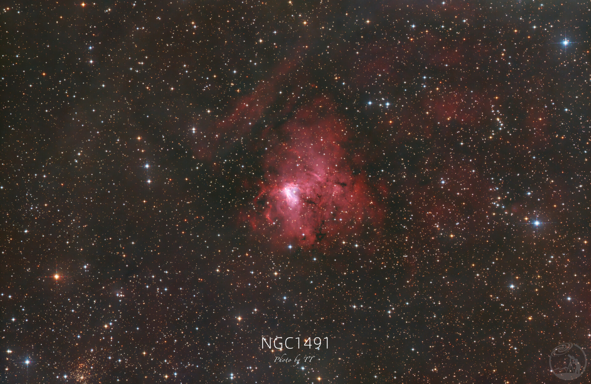 NGC1491化石足迹星云