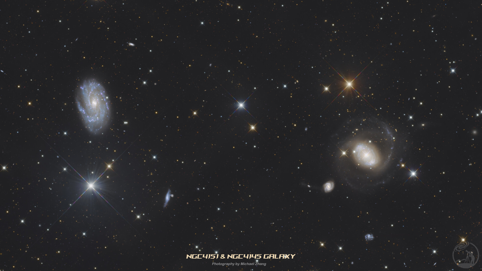 NGC4151& NGC4145