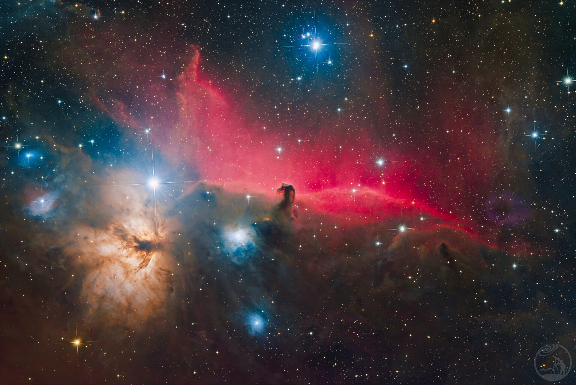 IC434马头星云-颜色微调