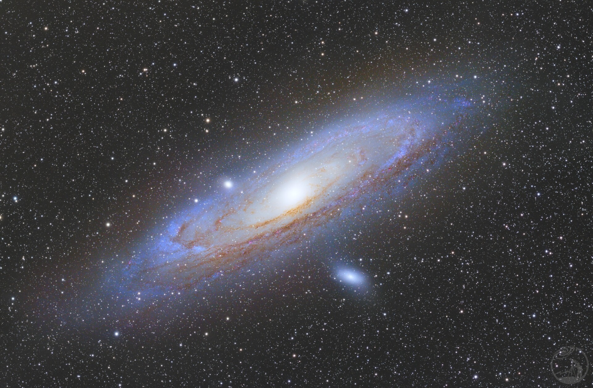 M31仙女座两天叠加