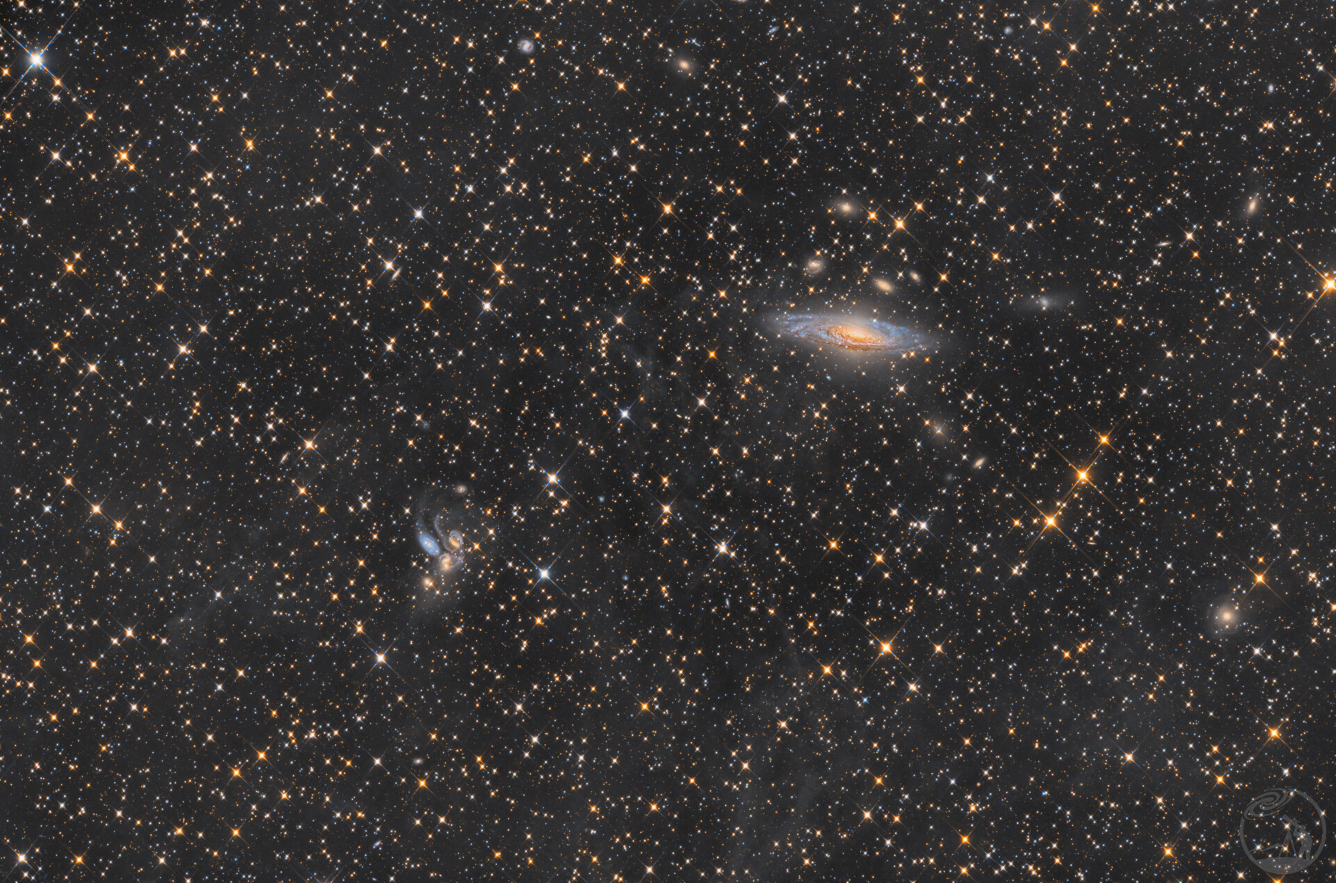 NGC7331和NGC7317