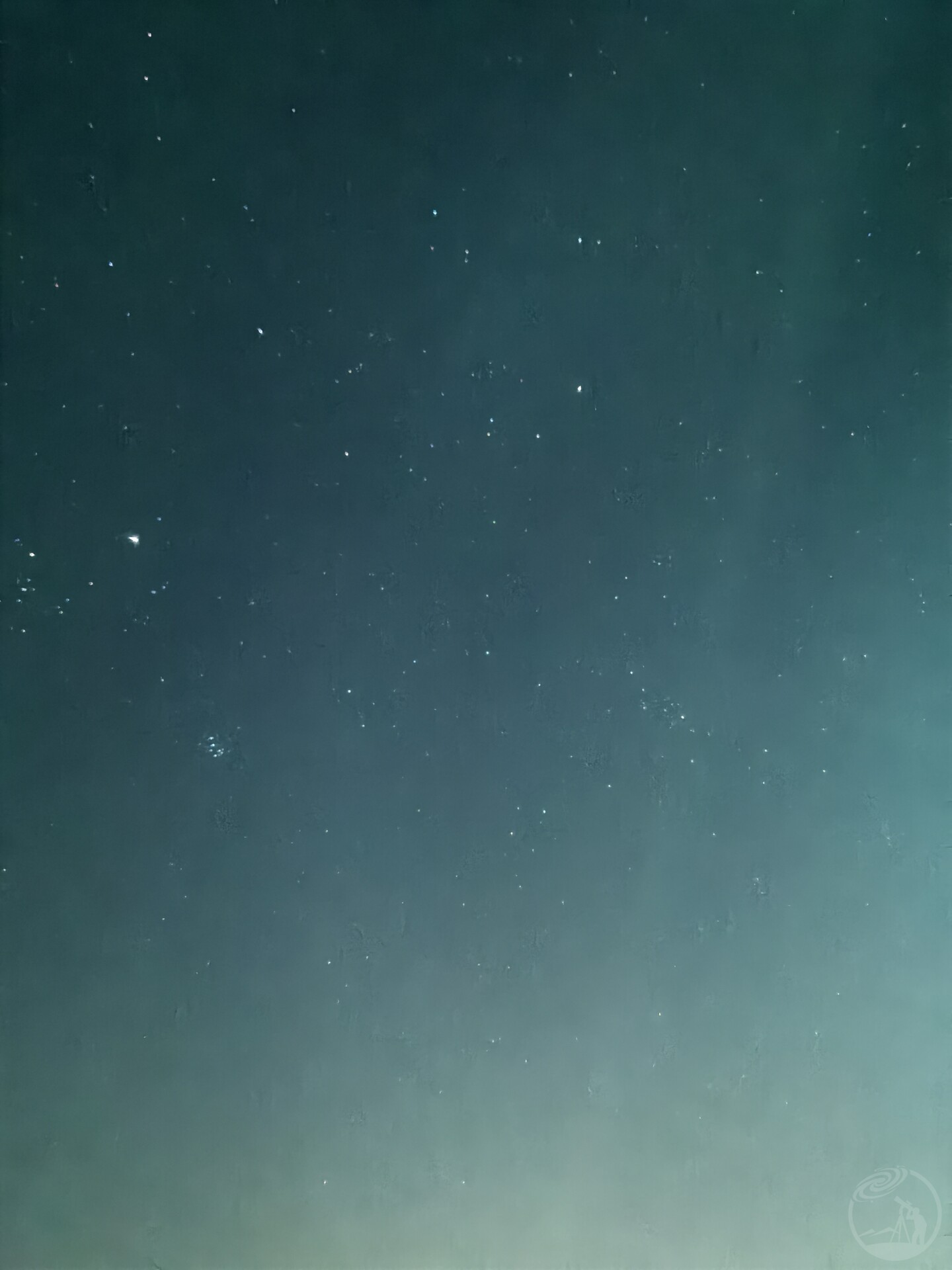 乡下星空 可见昂宿星团和猎户座大星云