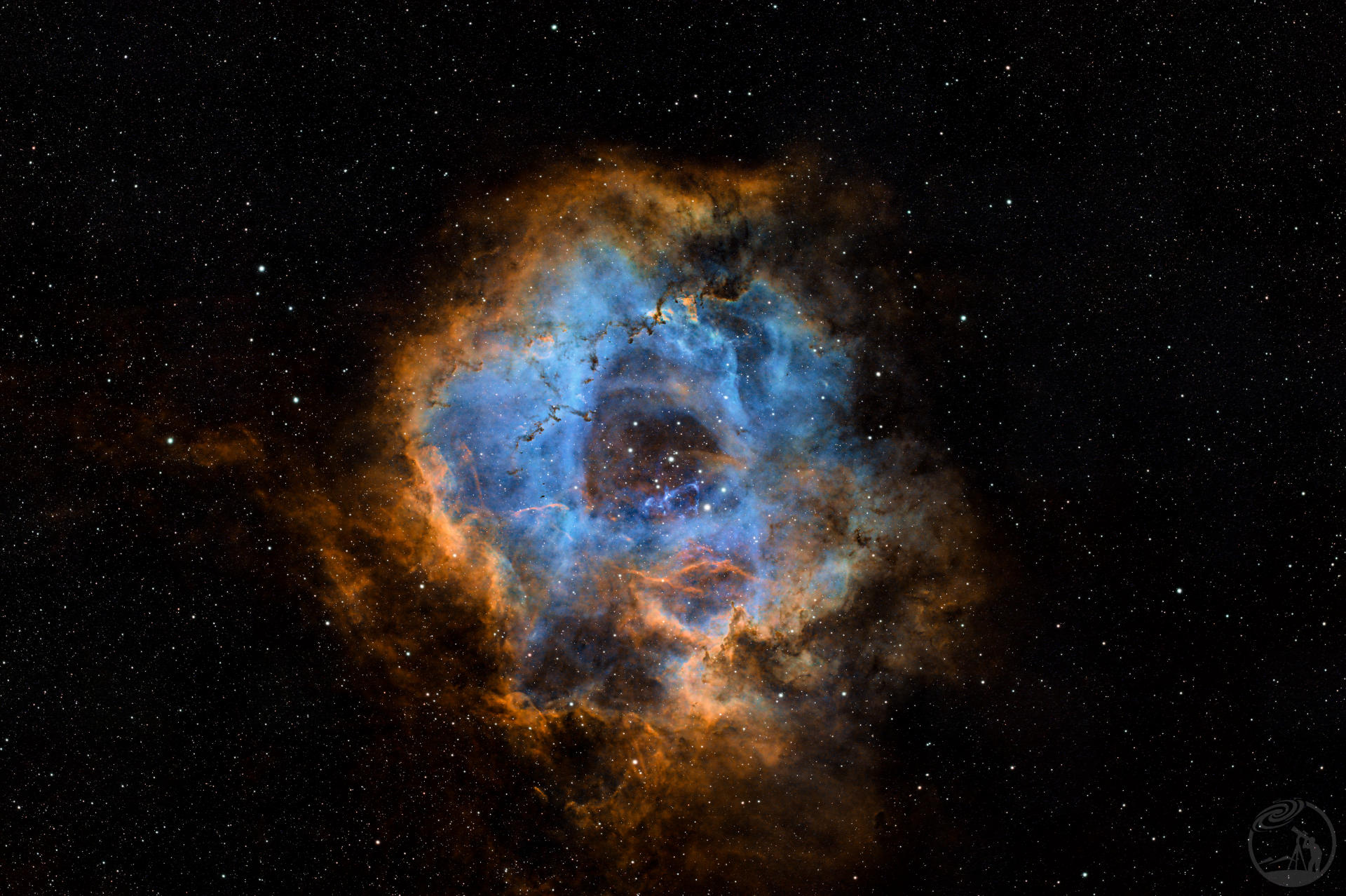 NGC2237玫瑰星云（SHO+HOO）