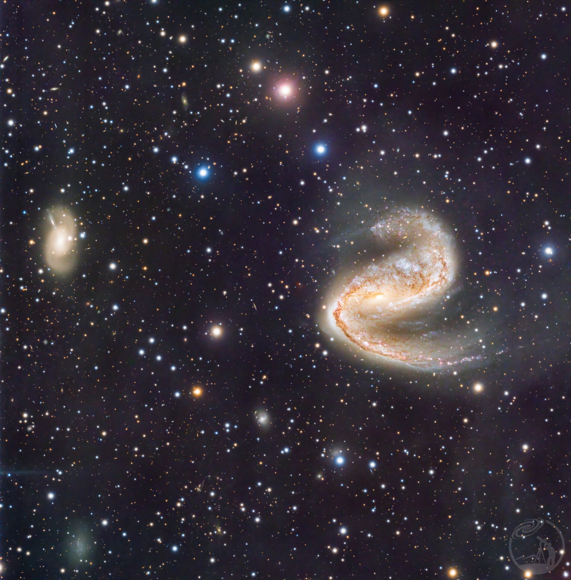 NGC2442眼镜蛇星系