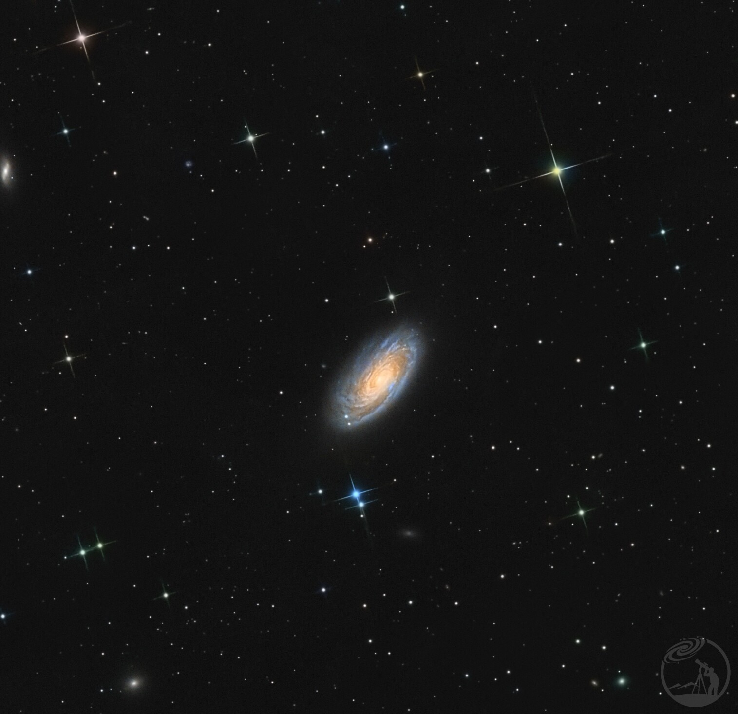 高光害区39.5h的m88，m91星系组