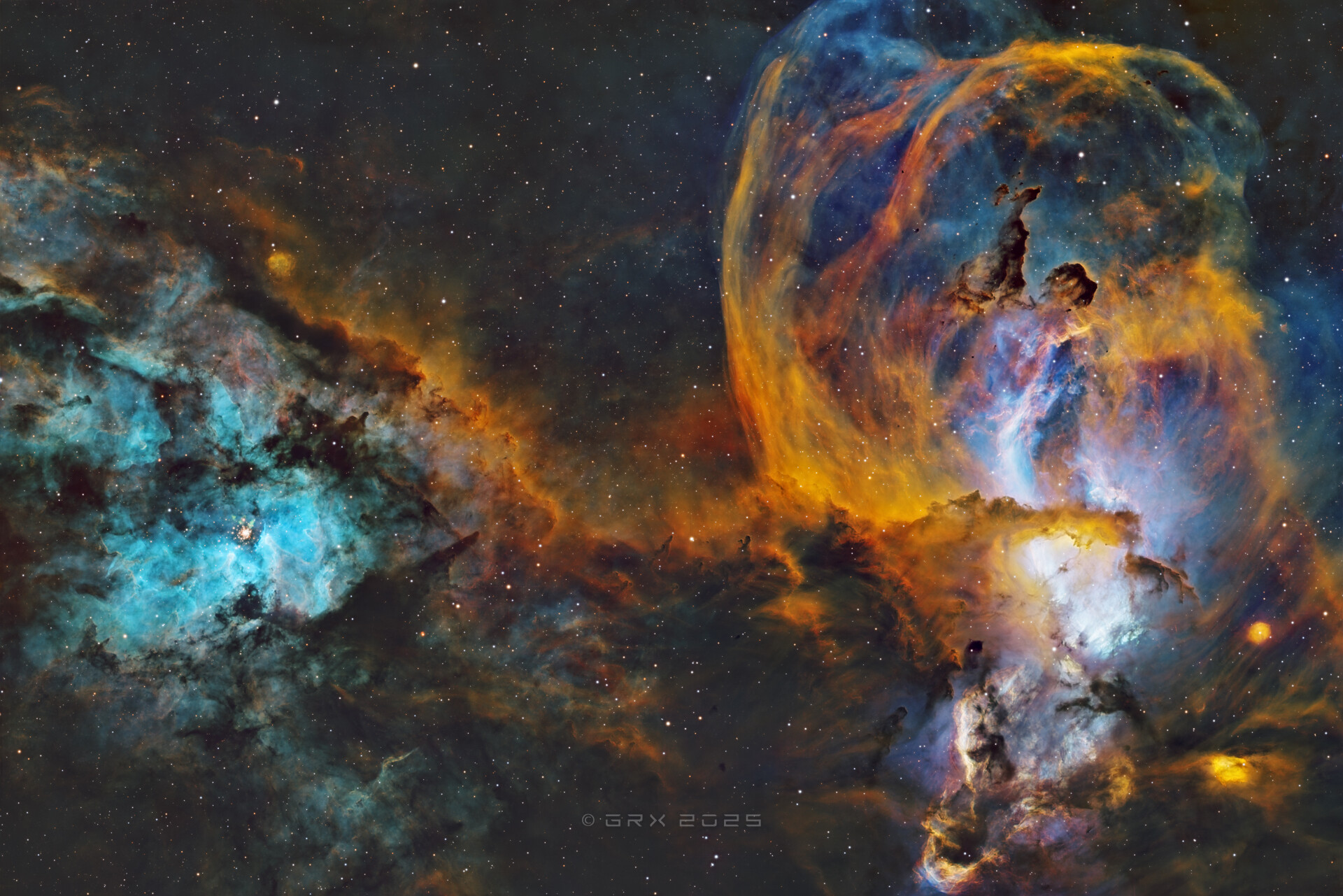 NGC3576 (自由女神星云)
