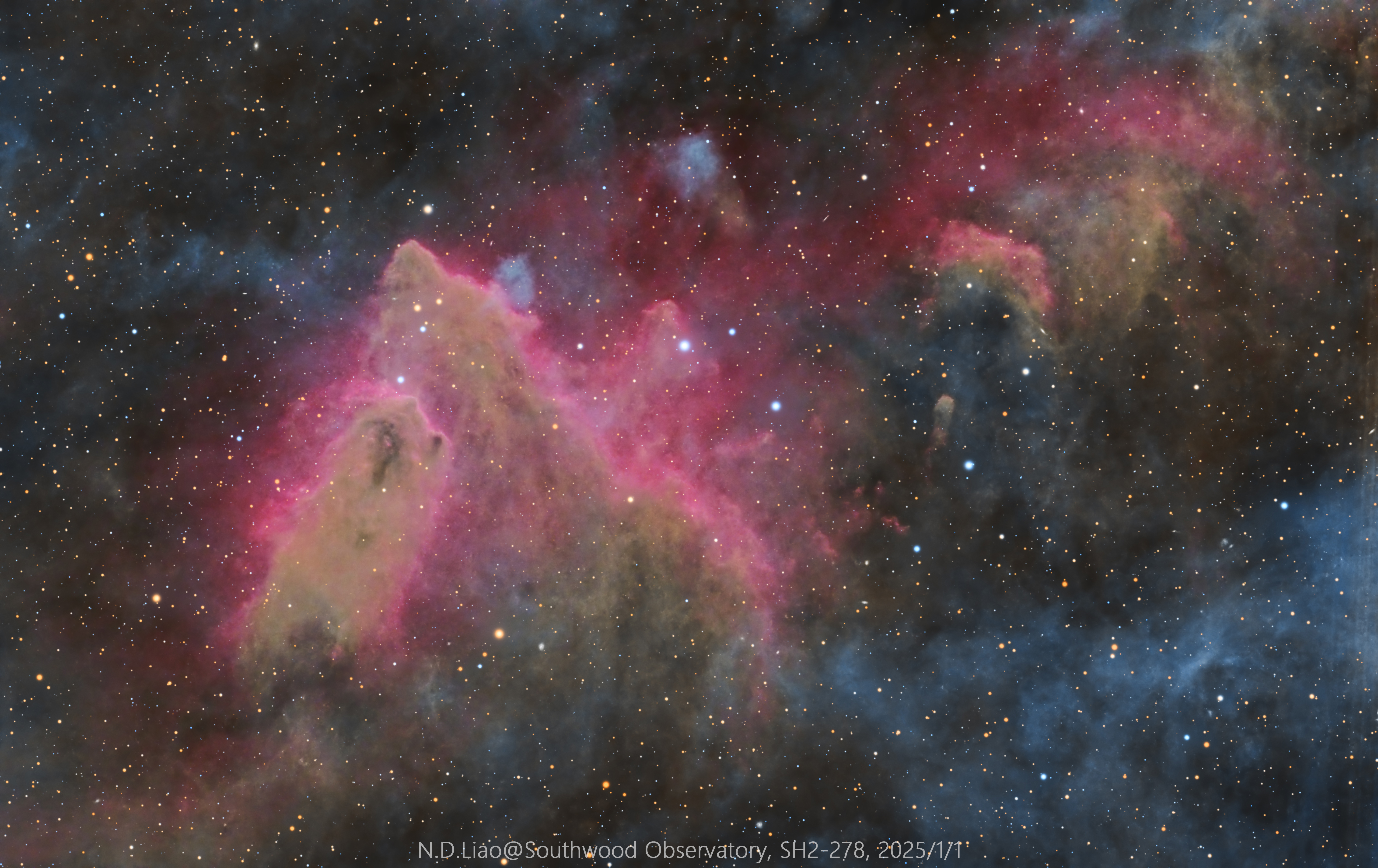 *极品素材*（SH2-278），广东第一峰2级区，总曝光38小时