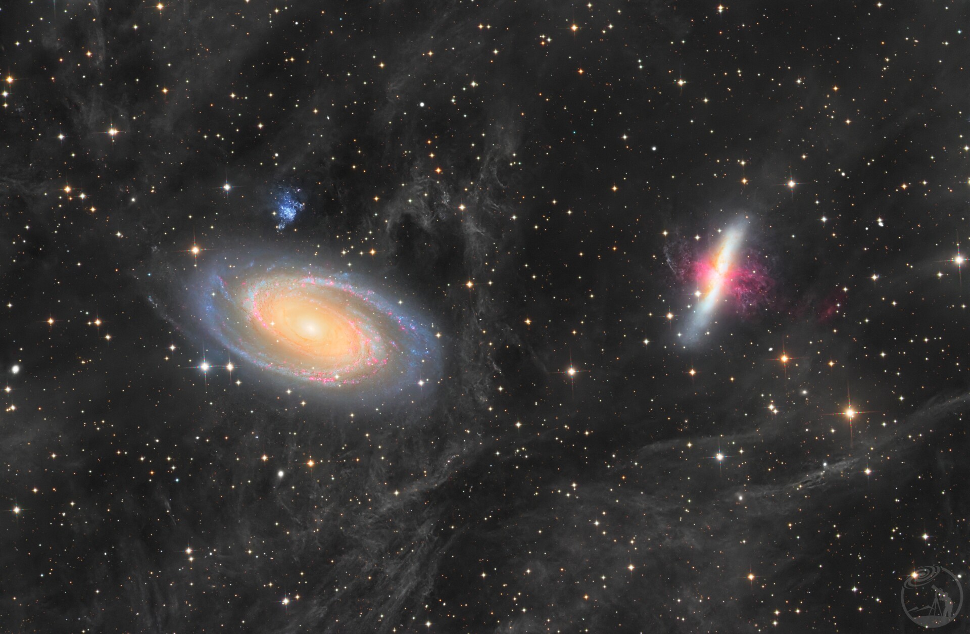 m81与m82与共耀星云