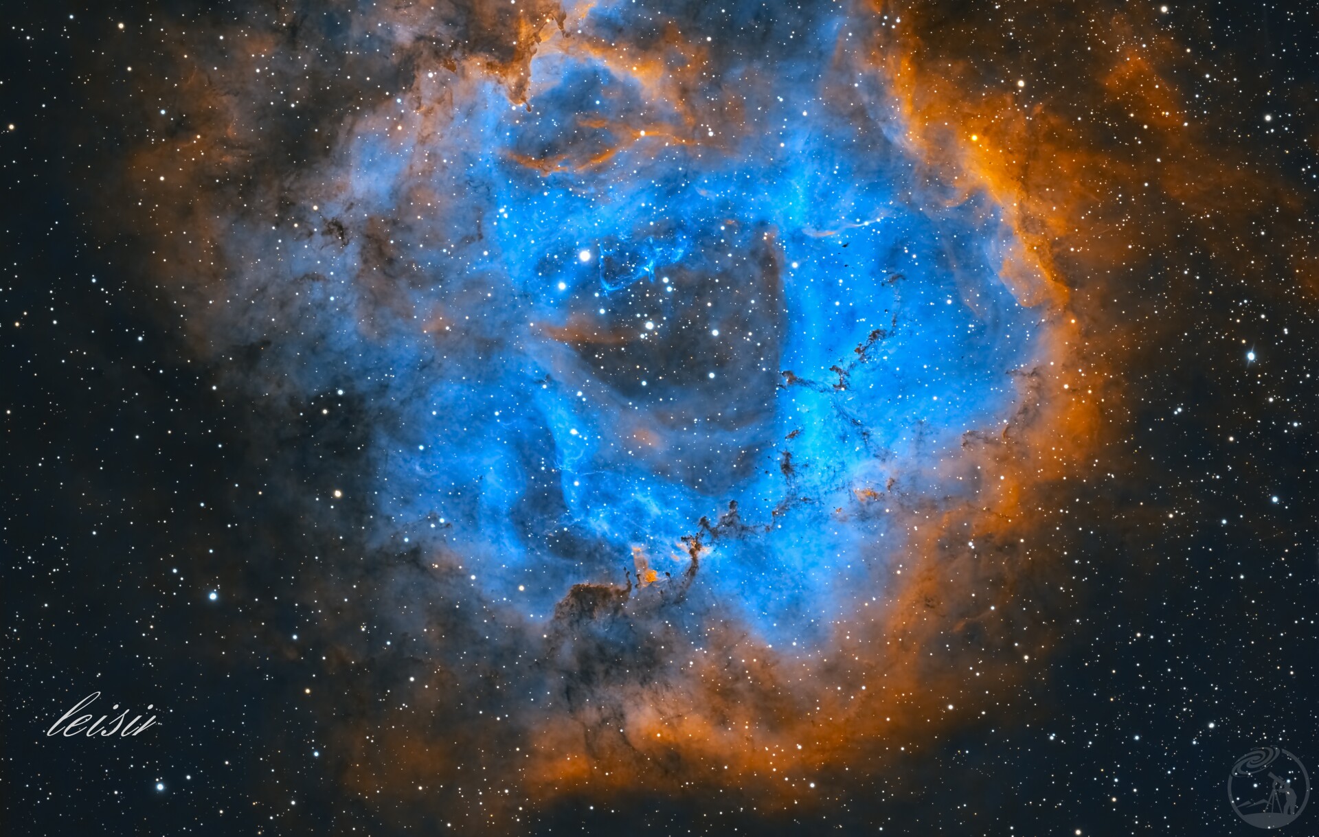 媳妇生日，从天上摘一朵玫瑰给她！NGC2237