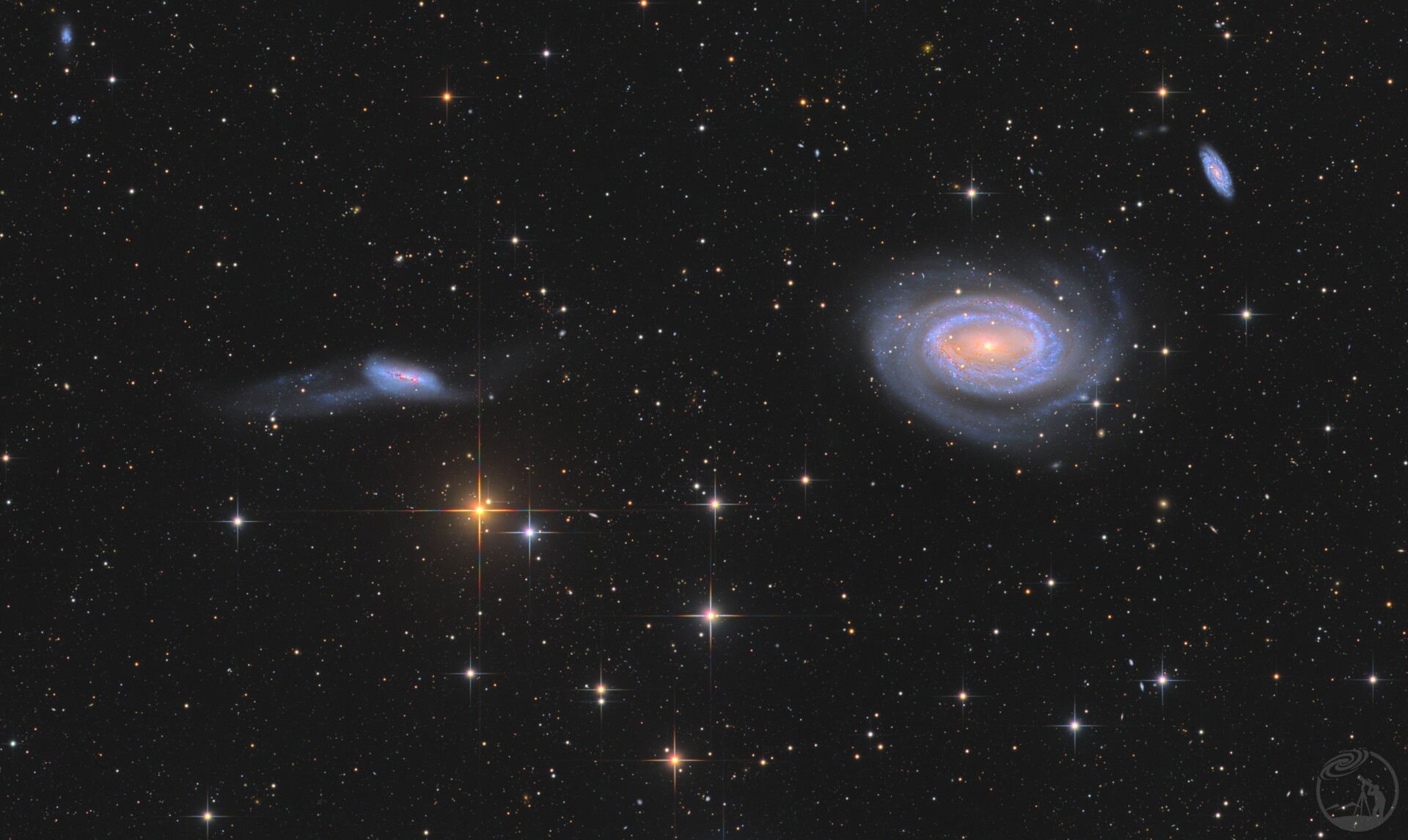 NGC4725与NGC4747