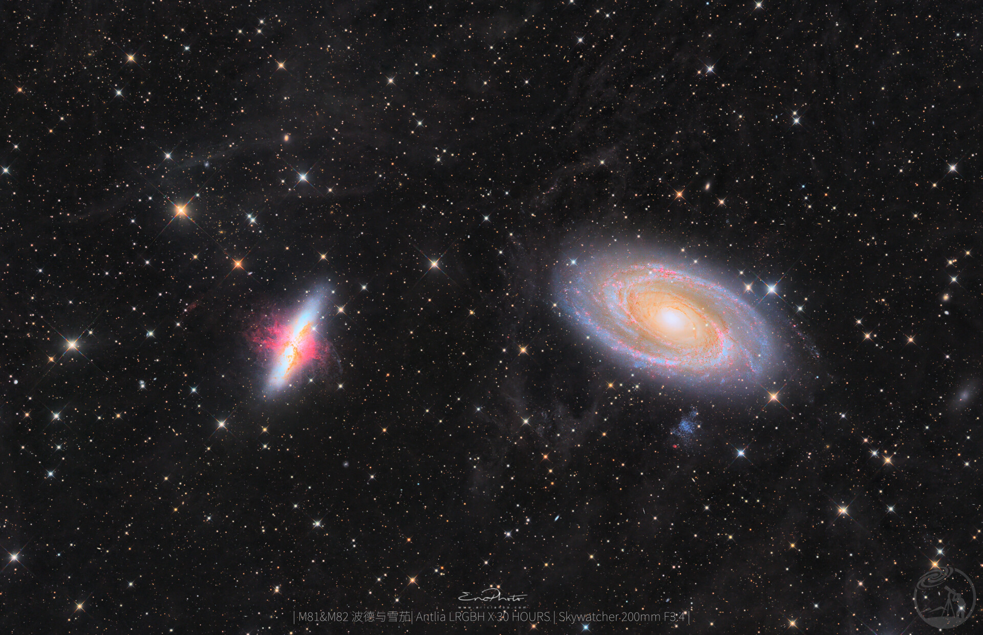 M81&M82 波德星系与雪茄星系第二版