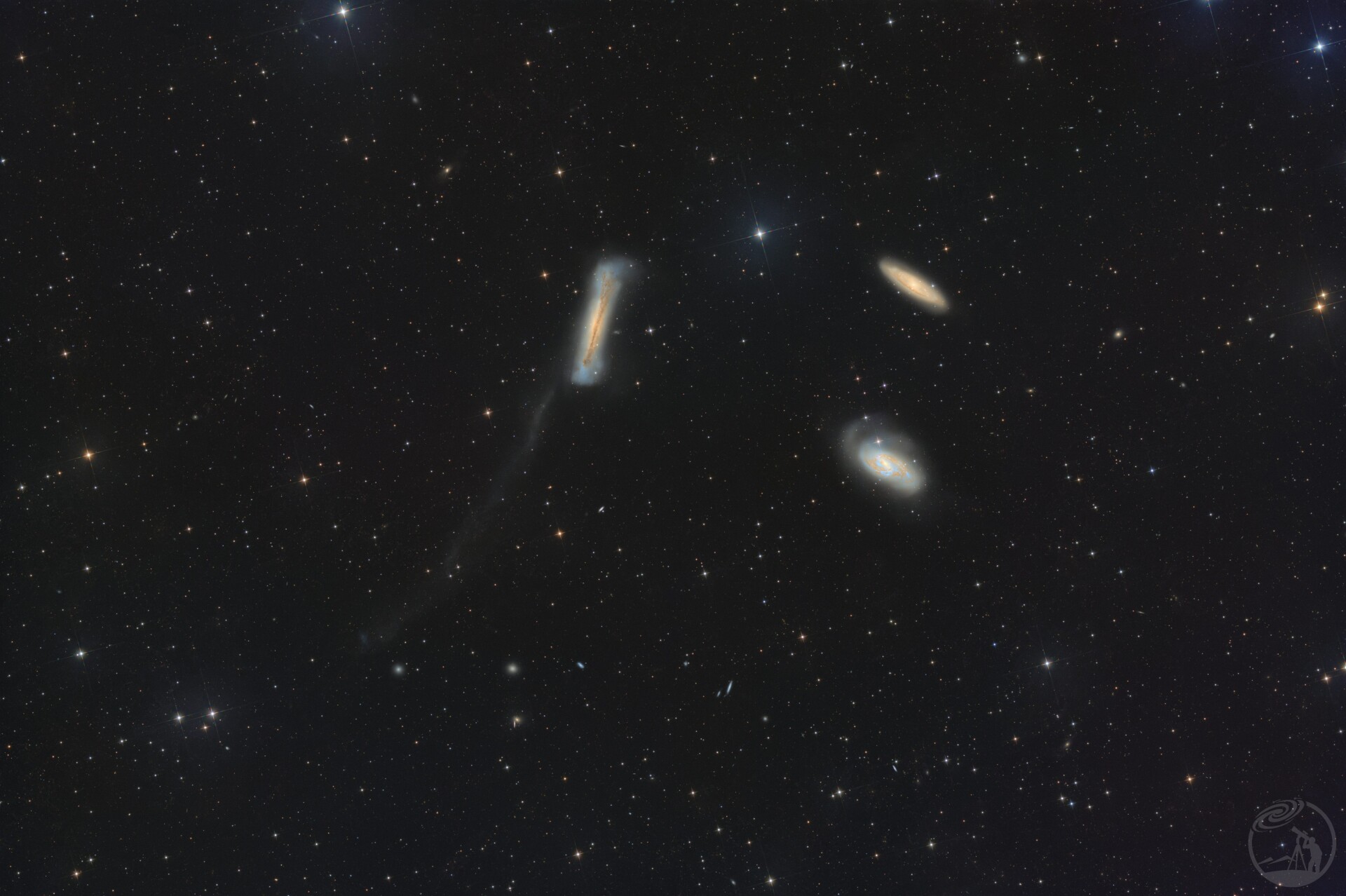 狮子座三重奏 Leo Triplet 水图