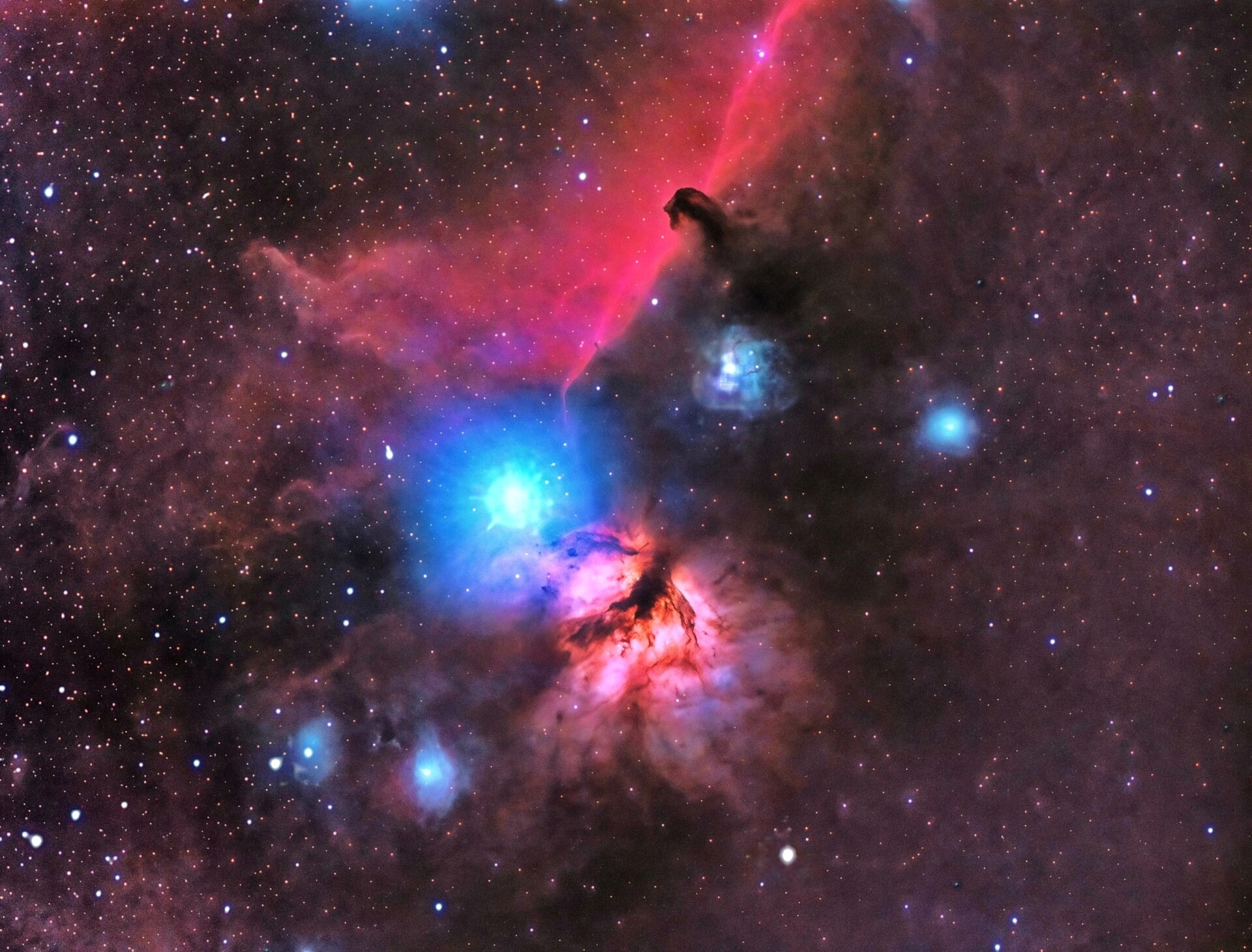 打野马头星云ic434