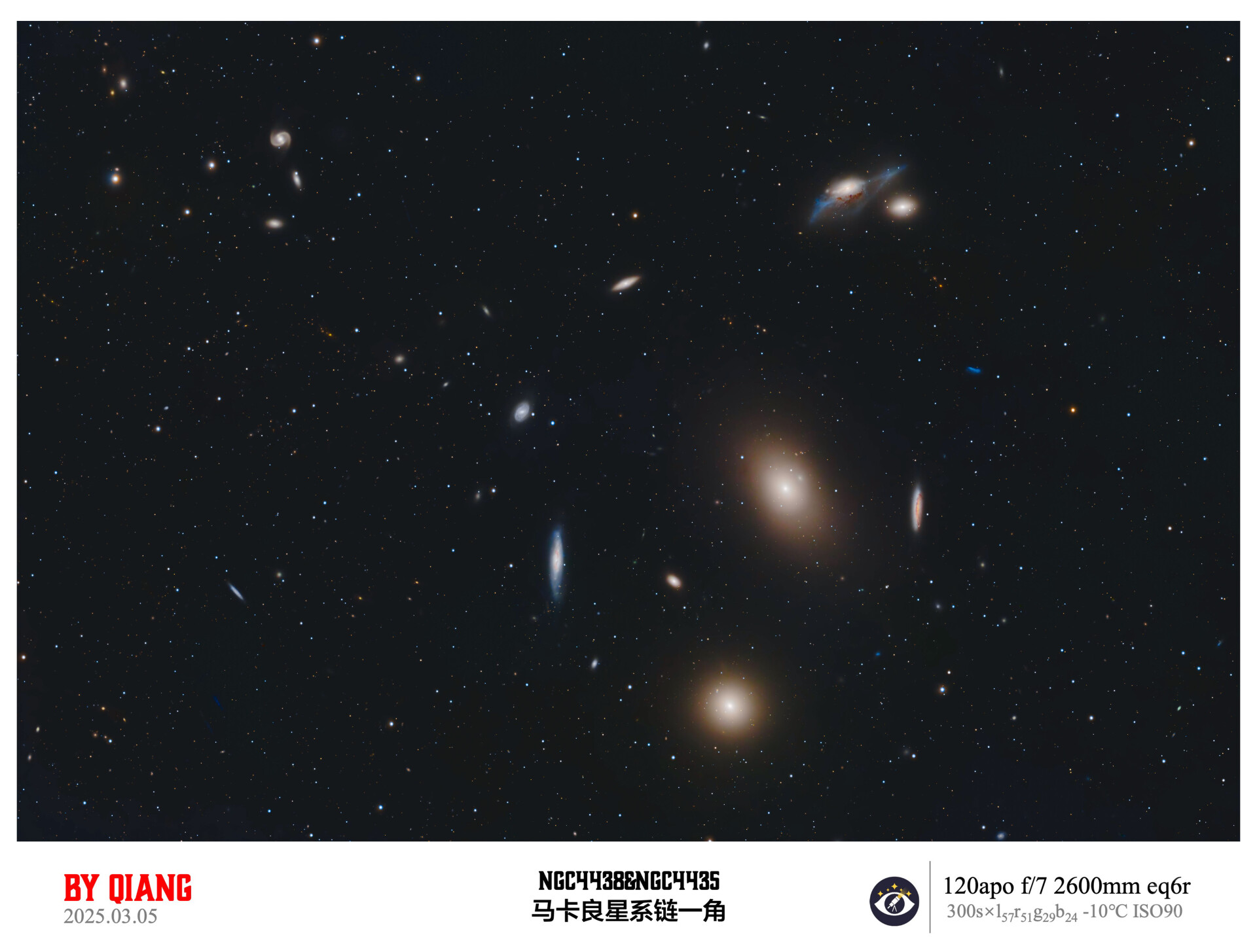 马卡良星系链中的几个大星系