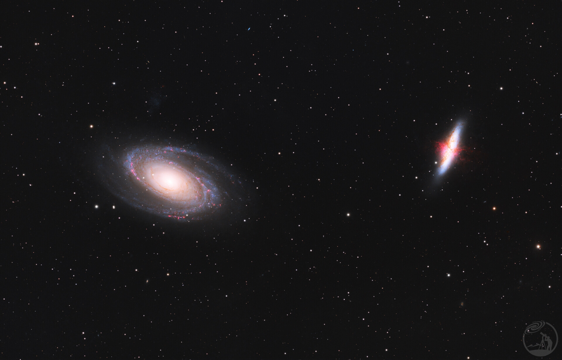 M81和M82合影