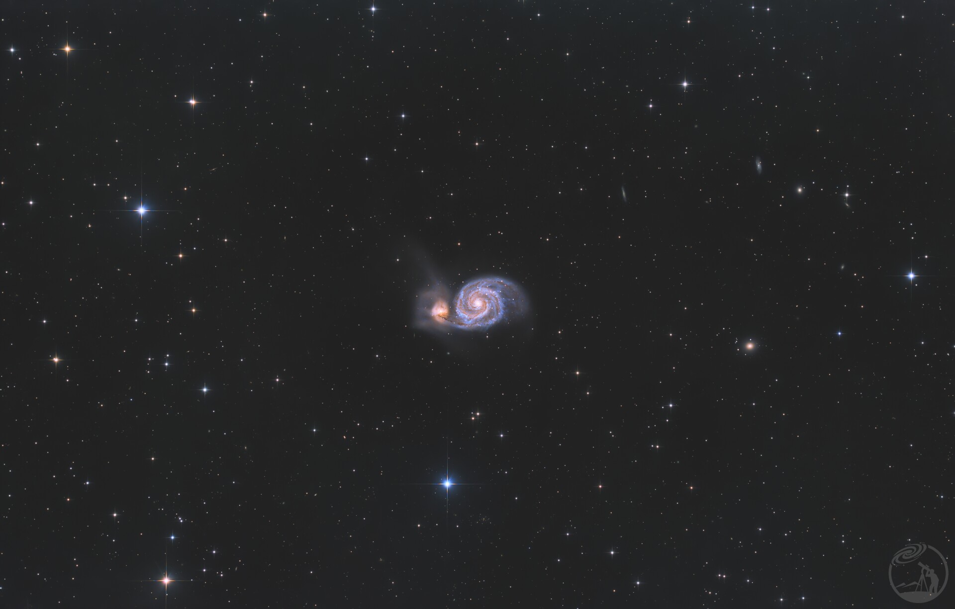 M51涡状星系 宇宙小蜗牛🐌