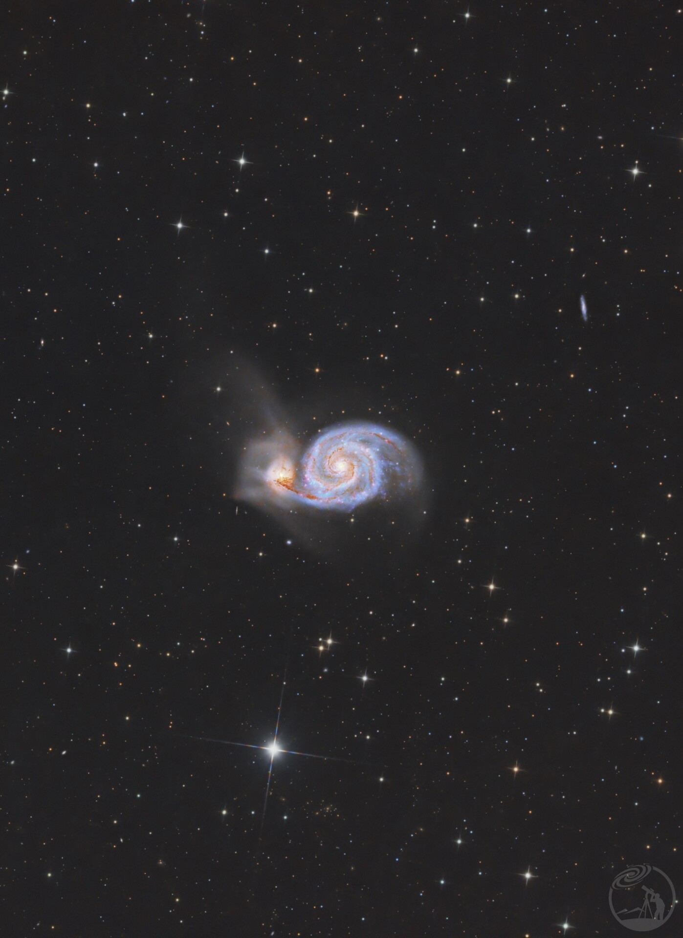 M51，涡状星系