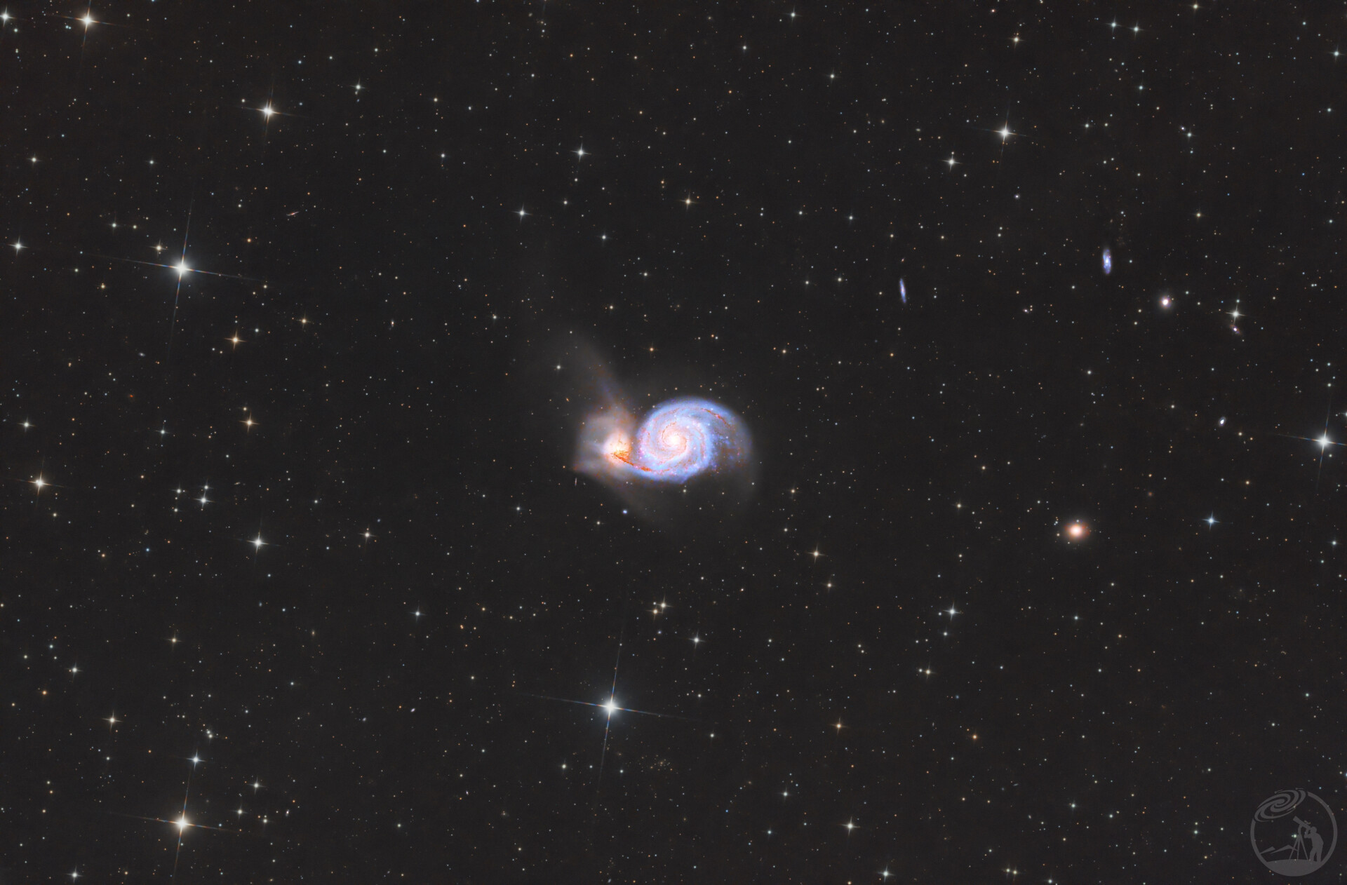 M51，涡状星系