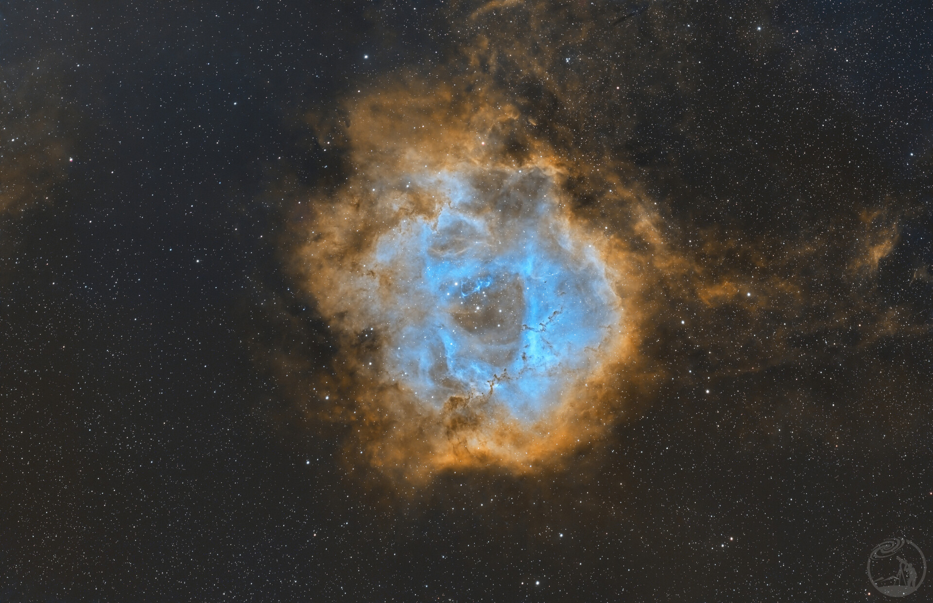 玫瑰星云ngc2237 哈勃色版