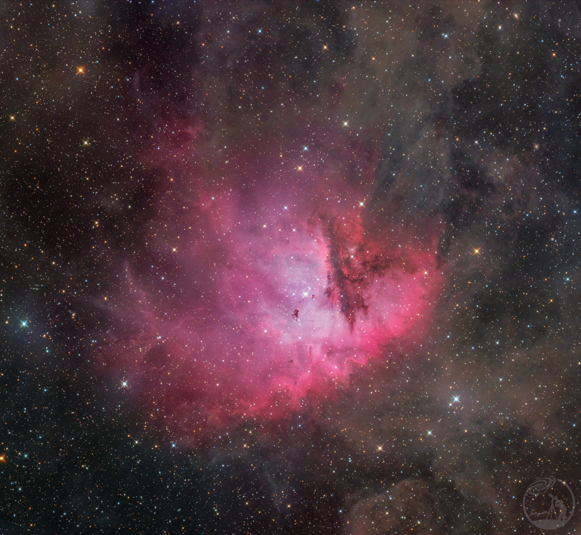 NGC281 小精灵星云(LRGB)
