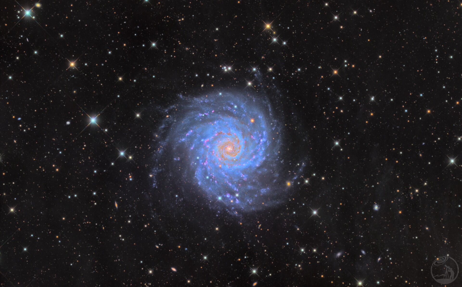 M74-LRGB