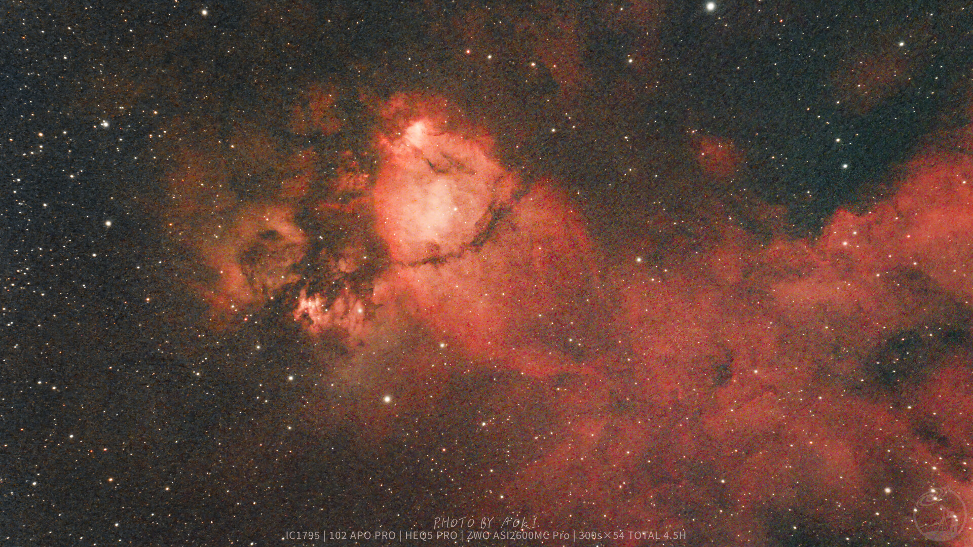 IC1795 鱼头星云