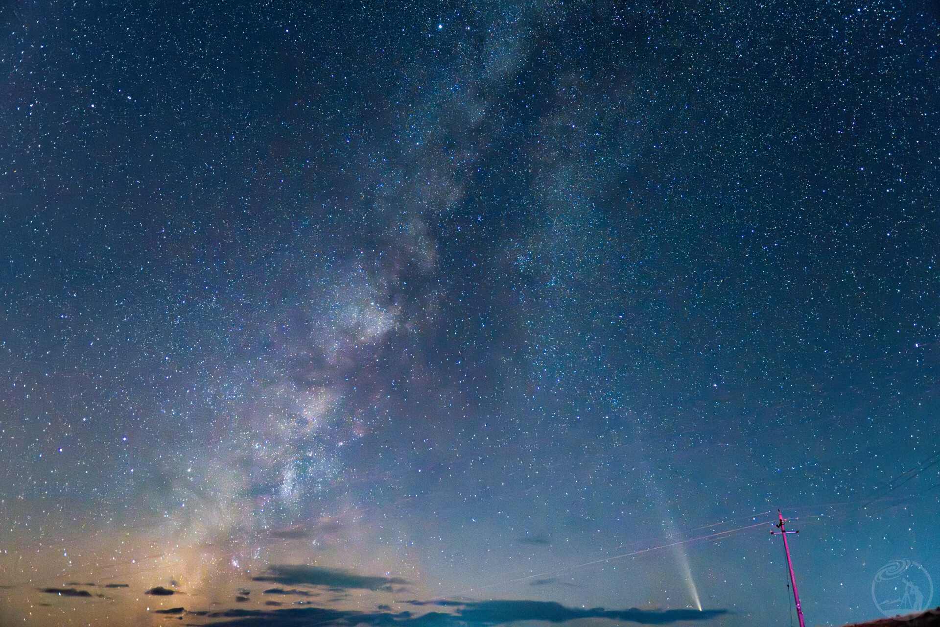 紫金山彗星 只为见你一面