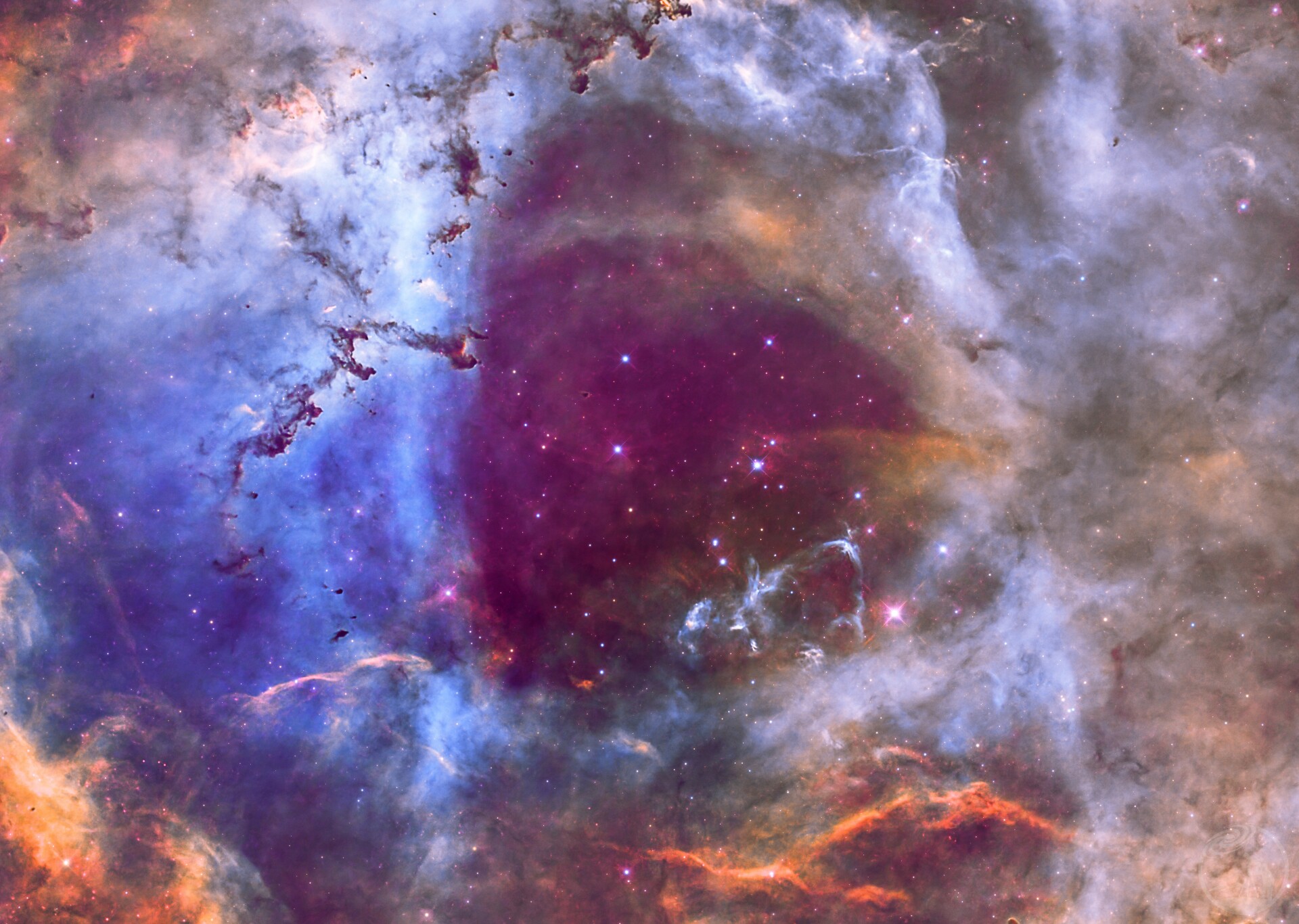 玫瑰星云（核心）8级深空