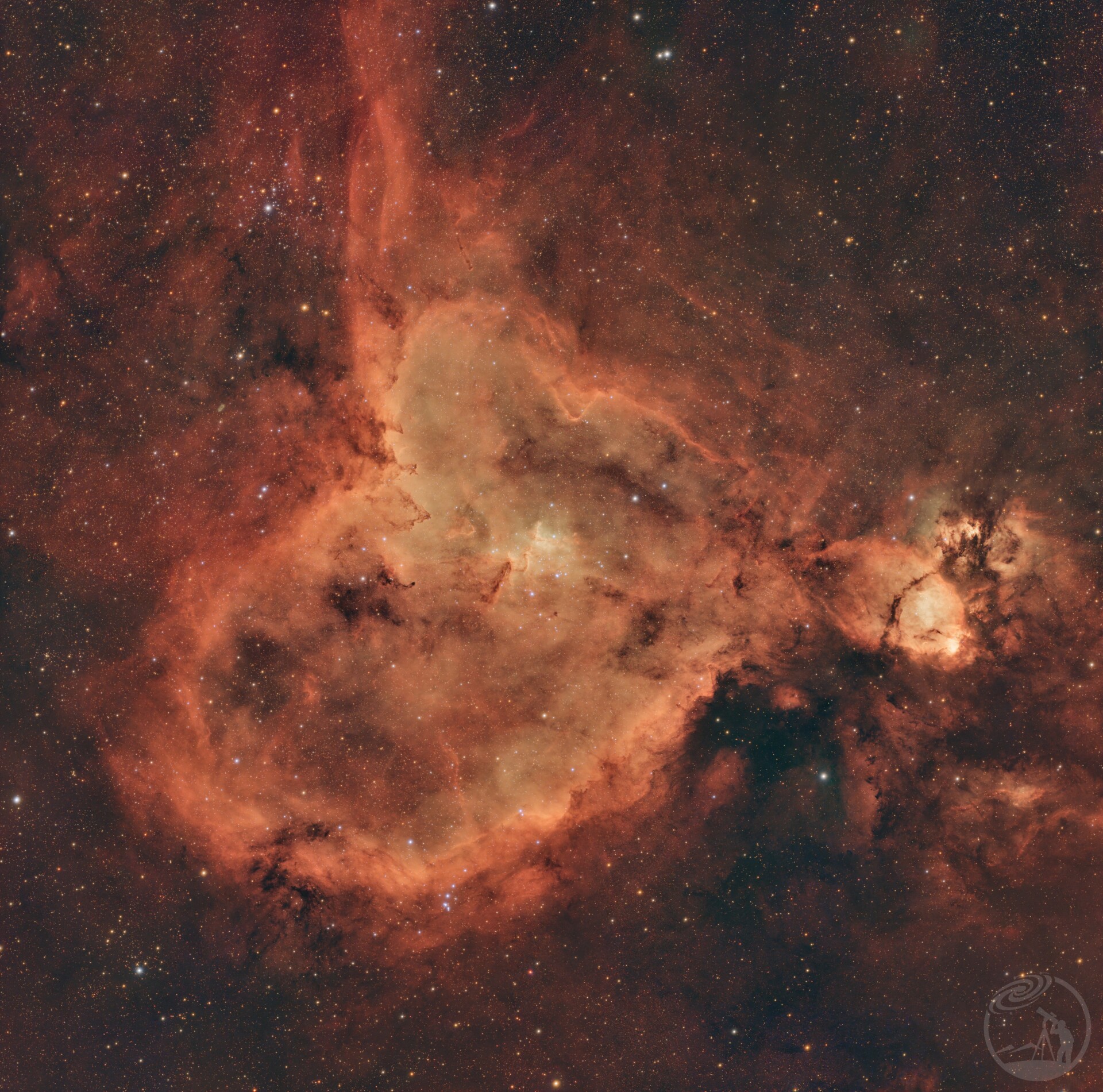IC1805心脏星云2×2马赛克