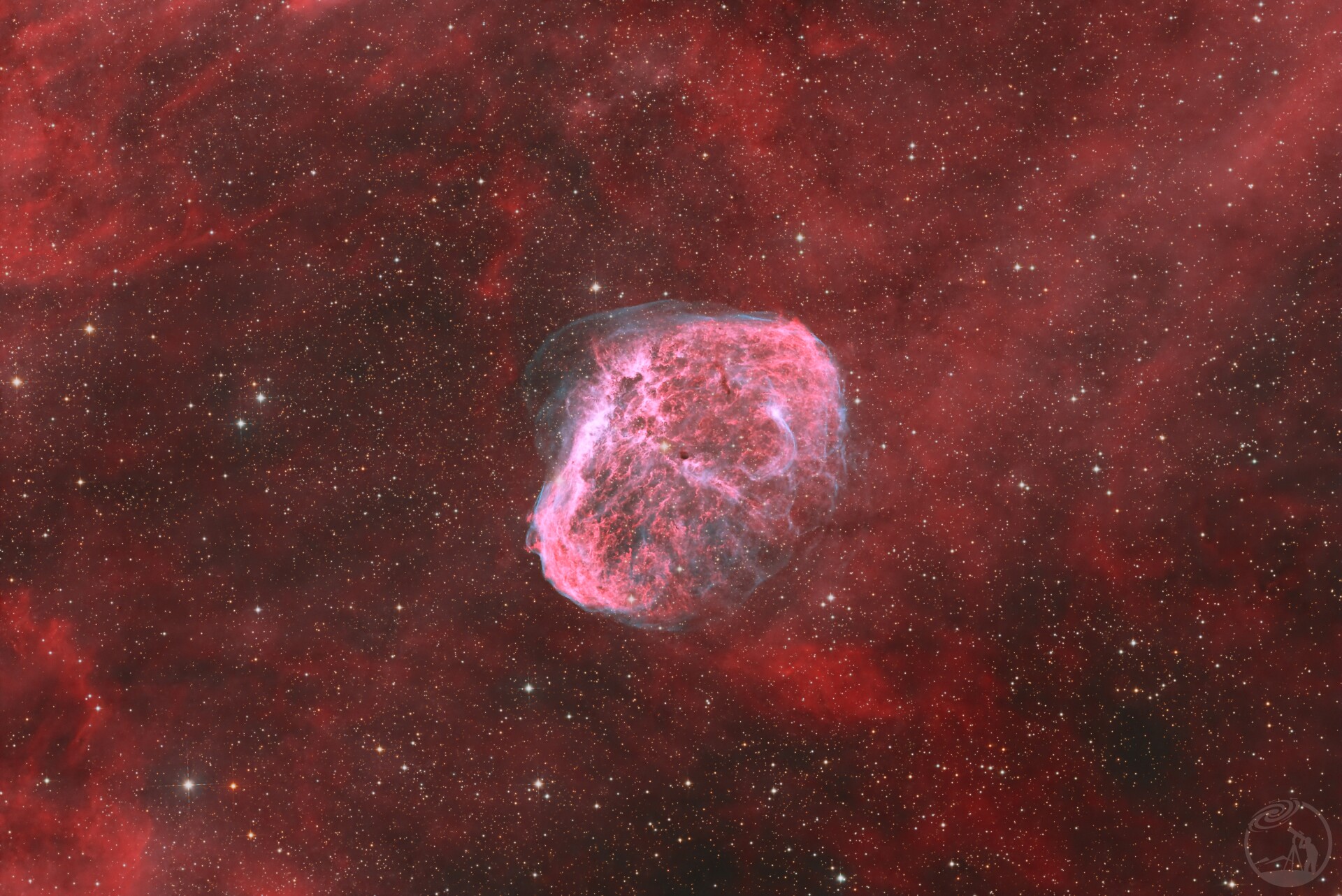 NGC6888宇宙大脑花