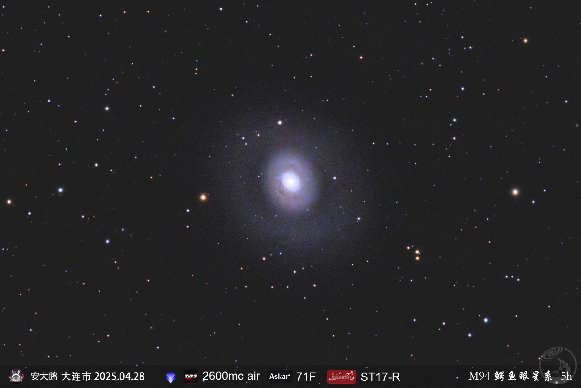 鳄鱼眼星系M94